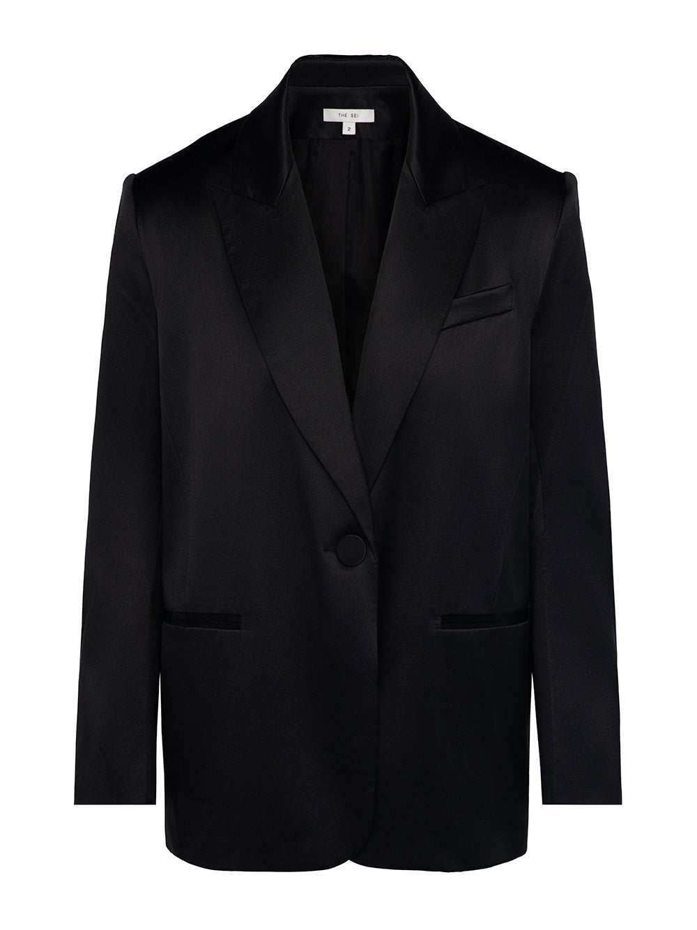 Oversized Silk Blazer