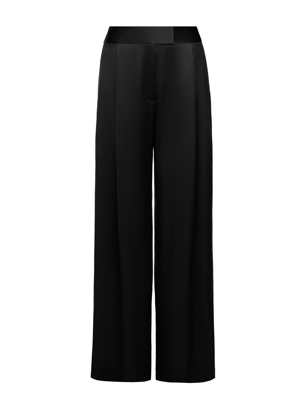 Relaxed Silk Trousers