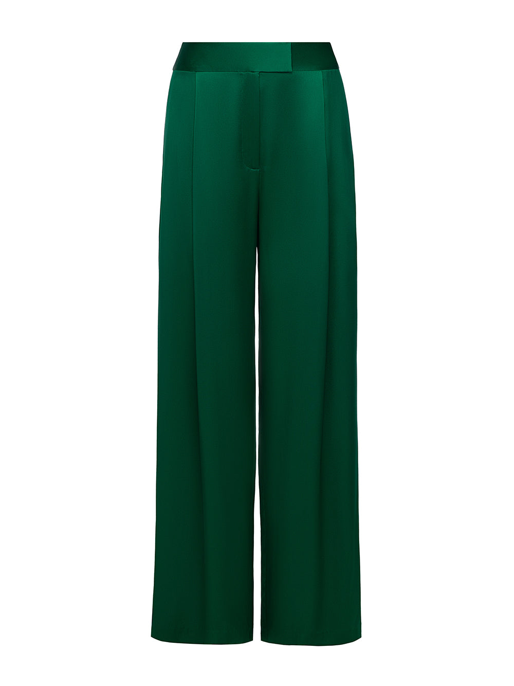 Relaxed Silk Trousers