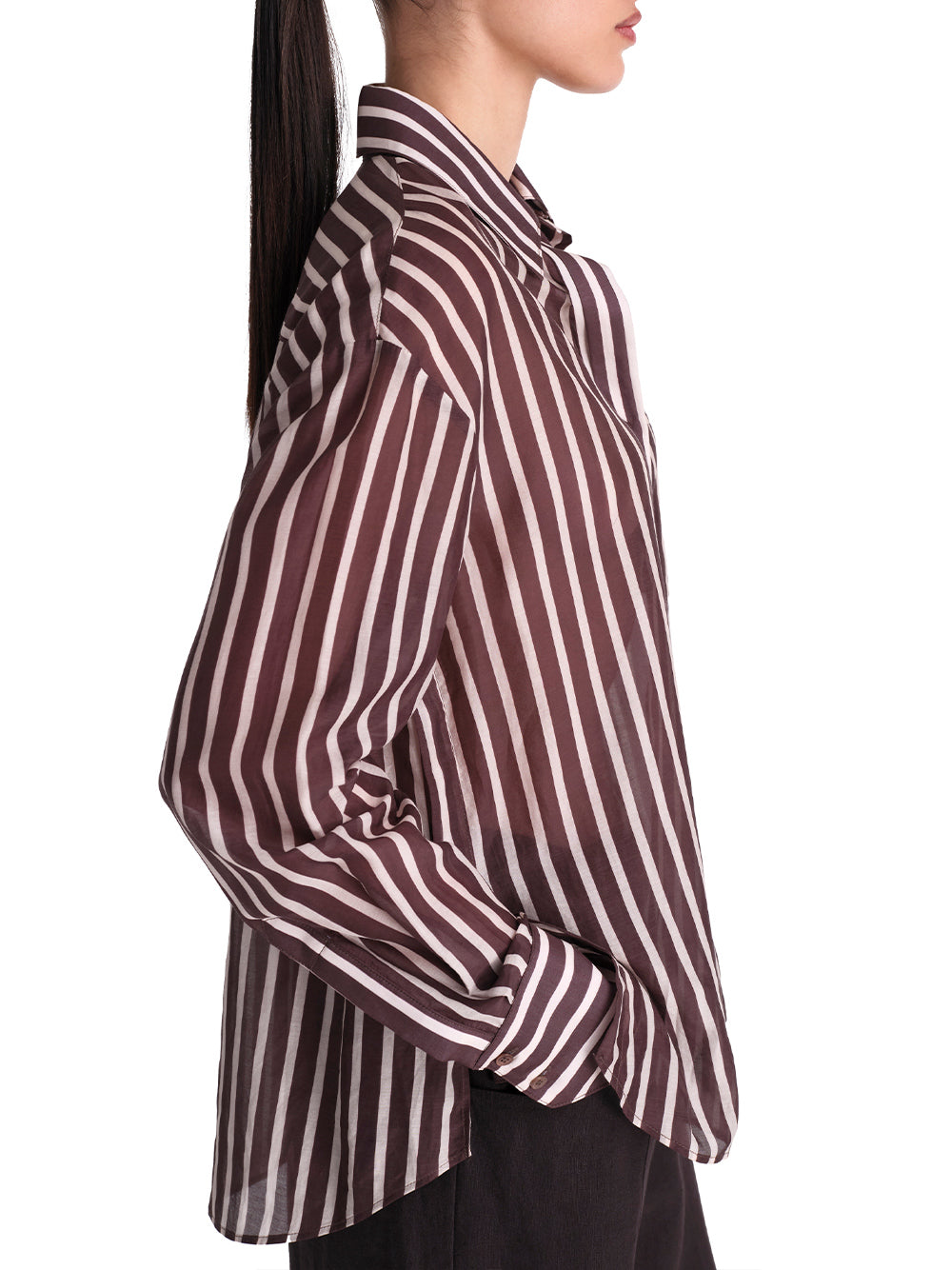 Joey Shirt in Washed Silk Habotai