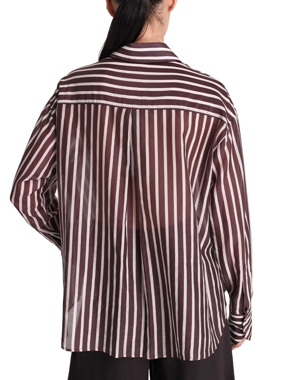Joey Shirt in Washed Silk Habotai