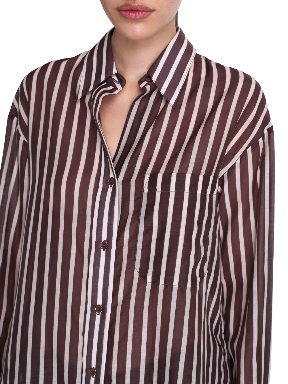 Joey Shirt in Washed Silk Habotai