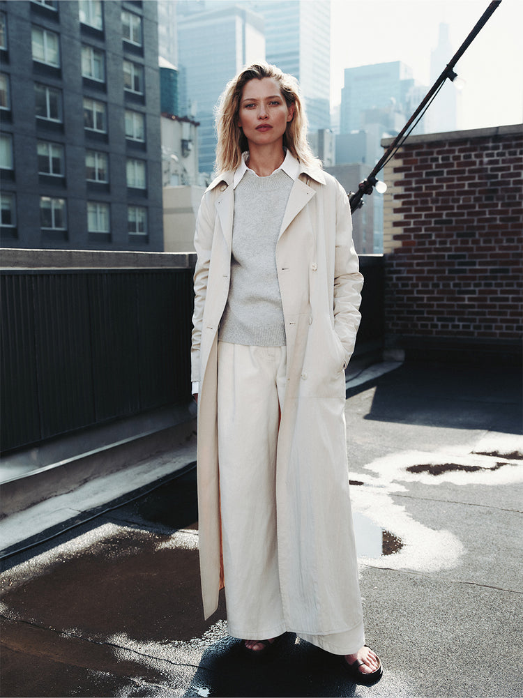 TWP | Back and Forth Trench in Water-Repellent Canvas – Kirna Zabête