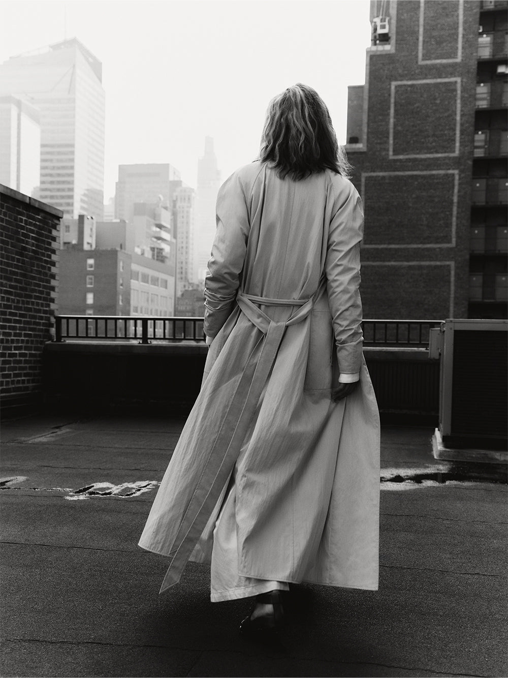 Back and Forth Trench in Water-Repellent Canvas