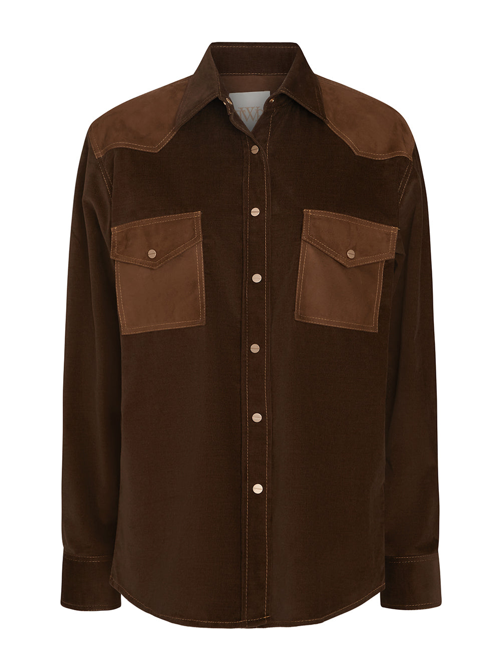 Cowboy Take Me Away Shirt in Micro Cord Shirting