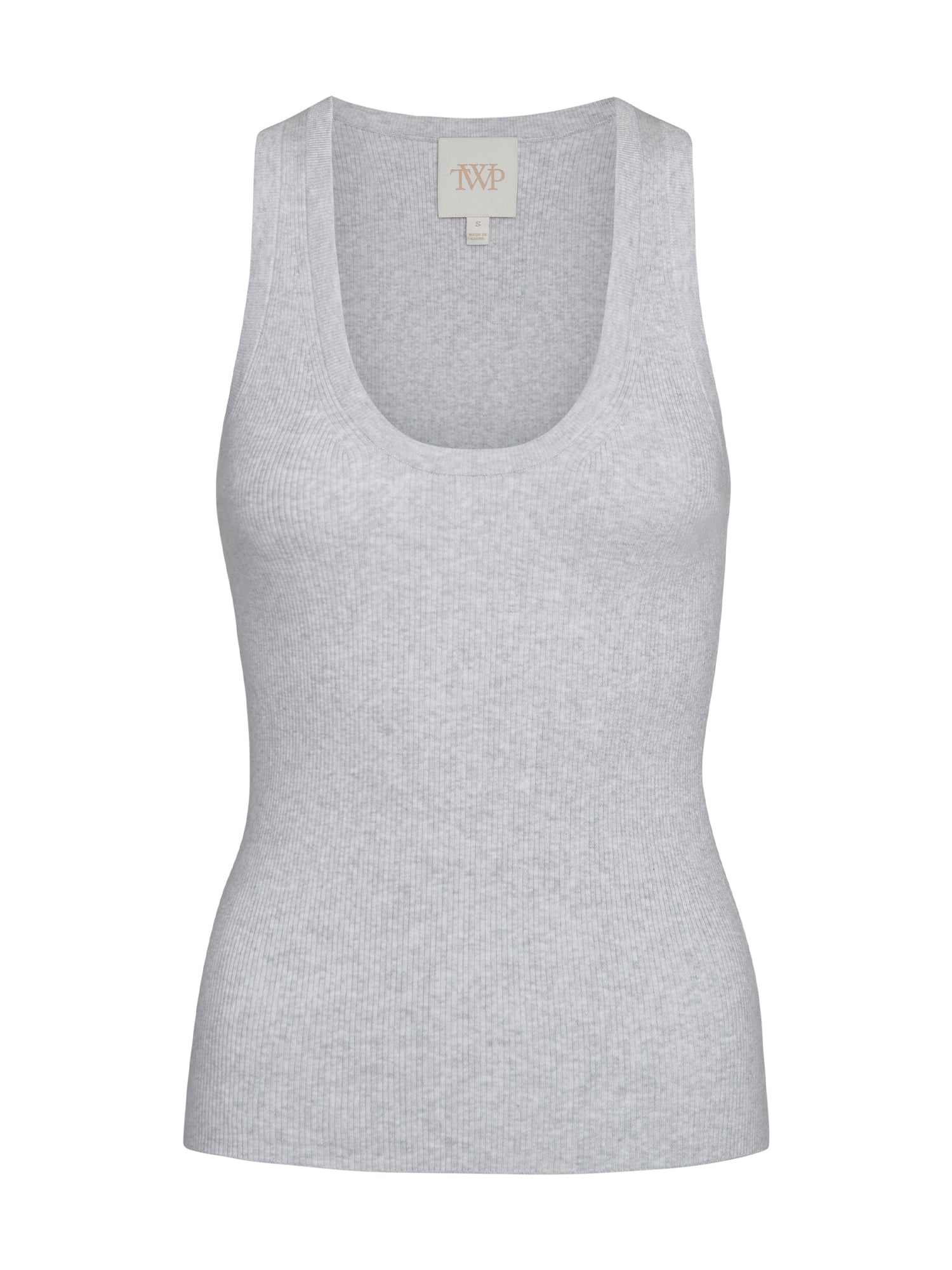 Knit Tank in Cotton Rib