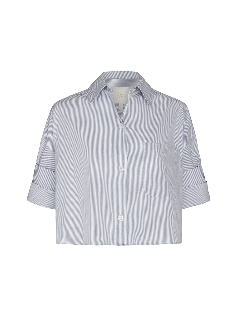TWP NEXT EX Shirt in Harbour Grey | The New Trend Harbor Grey Multi / M/L TWP NEXT EX Shirt in Harbour Grey | The New Trend Harbor Grey Multi / M/L