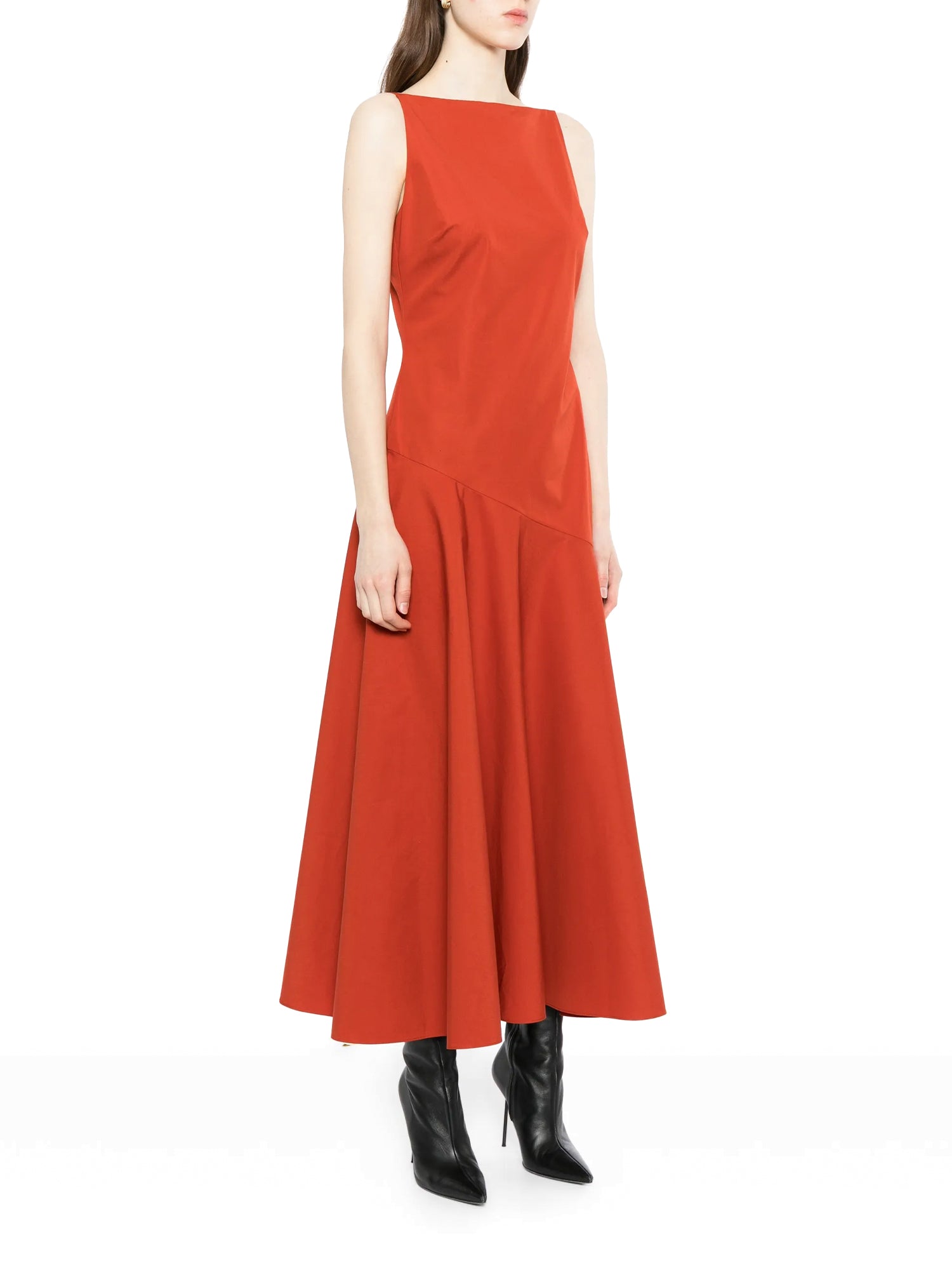 Ren Cotton Poplin Midi Dress