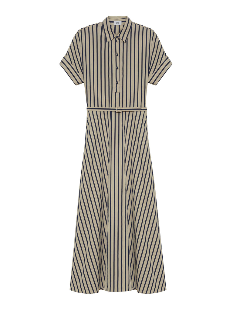 Adam Lippes | Sadie Striped Poplin Shirtdress – Kirna Zabête