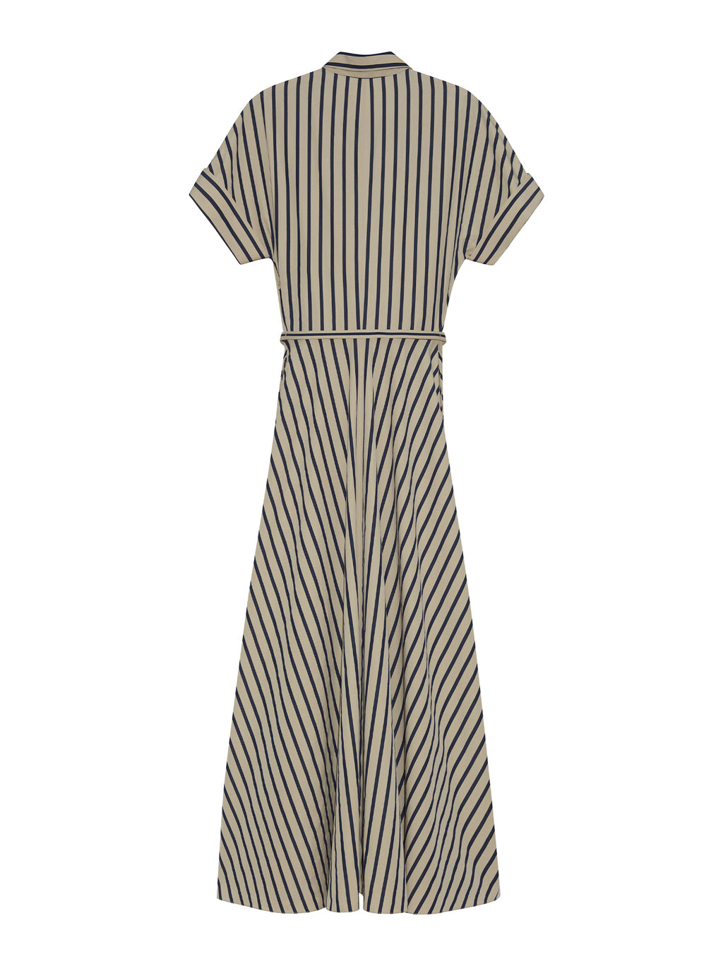 adam lippes dress Sadie Striped Poplin Shirtdress