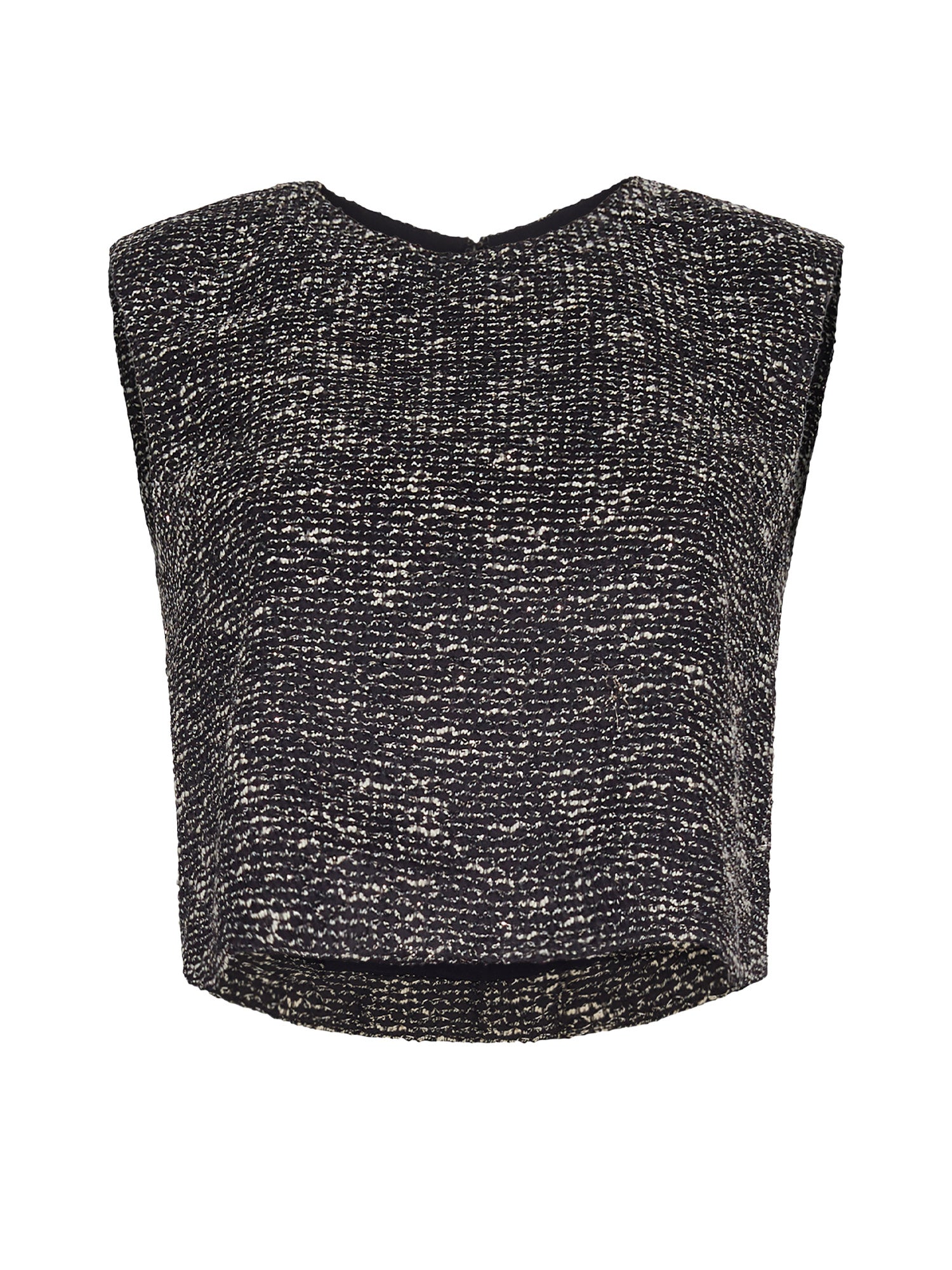 Mercer Top in Tweed Organza