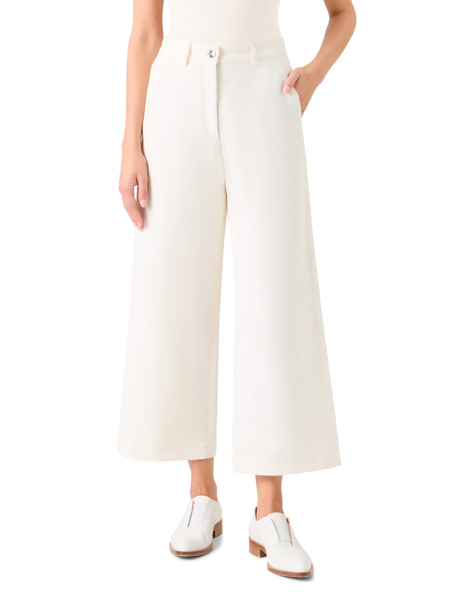 Finn Cropped Wide-Leg Pants