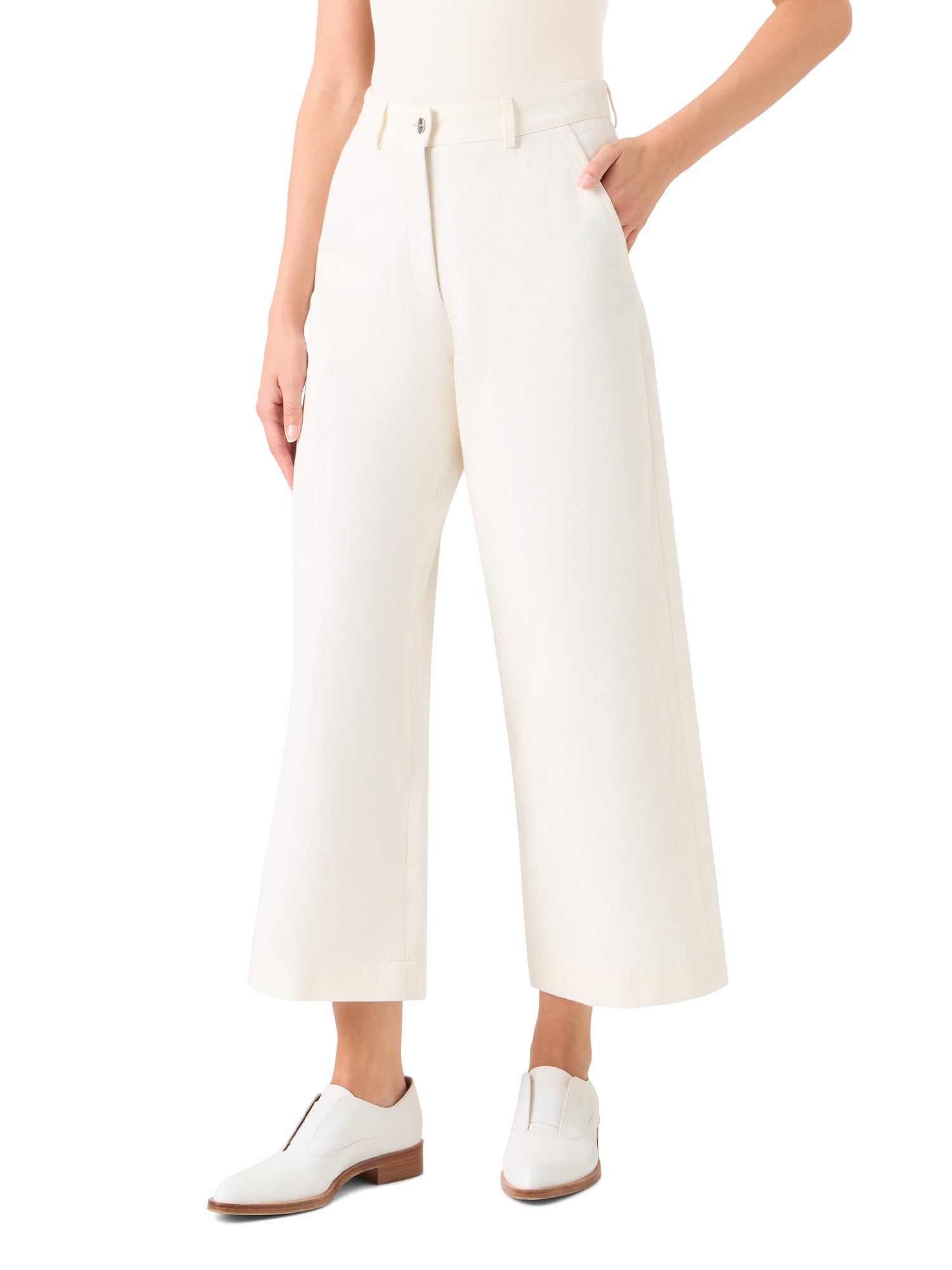 Finn Cropped Wide-Leg Pants