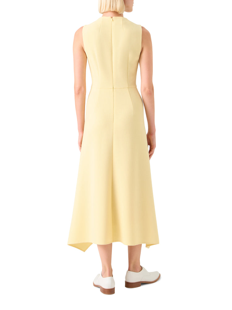 Akris | Asymmetric Wool Crêpe Double-Face Midi Dress – Kirna Zabête