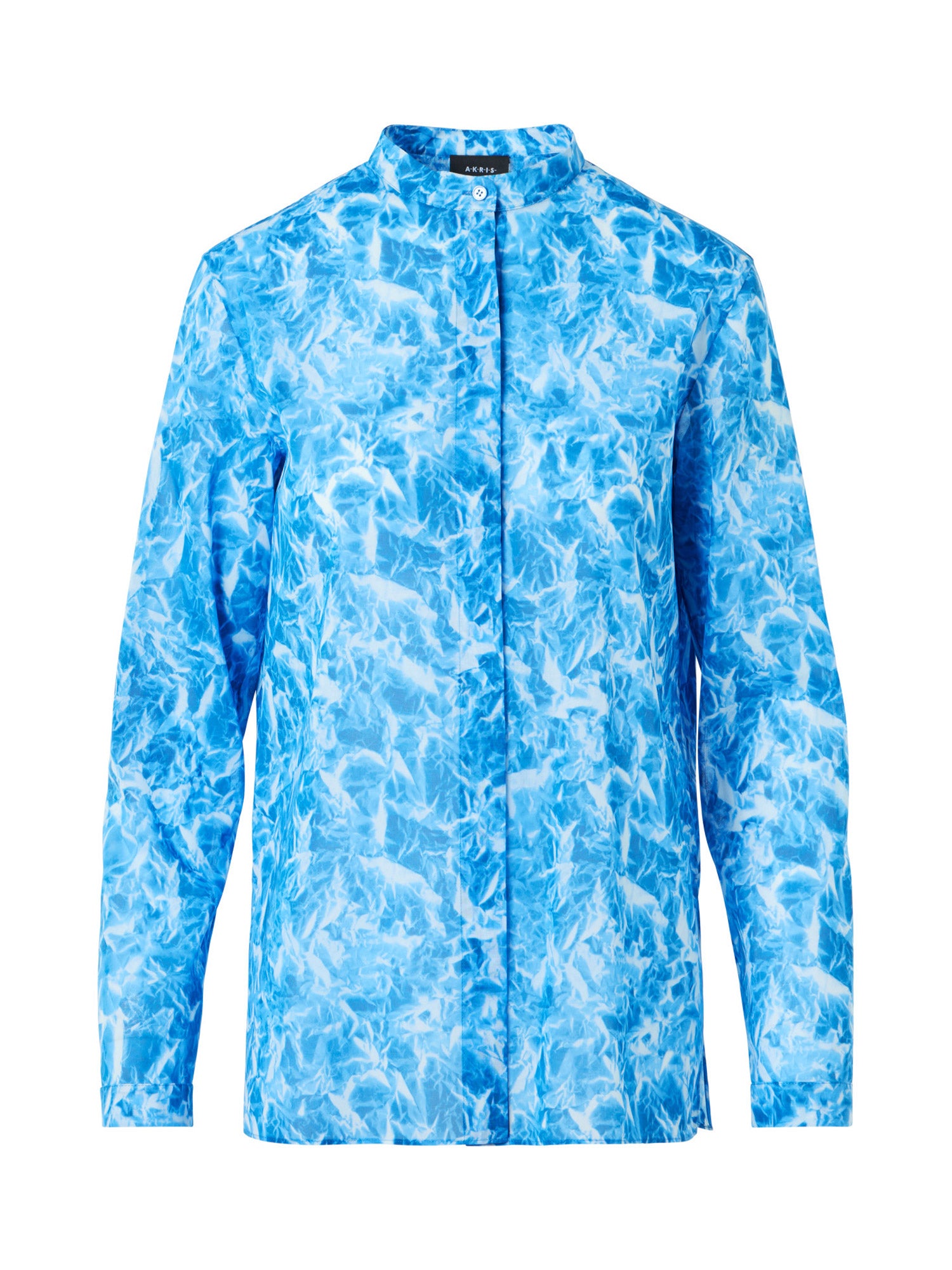 Whitecaps Printed Cotton Voile Tunic Blouse