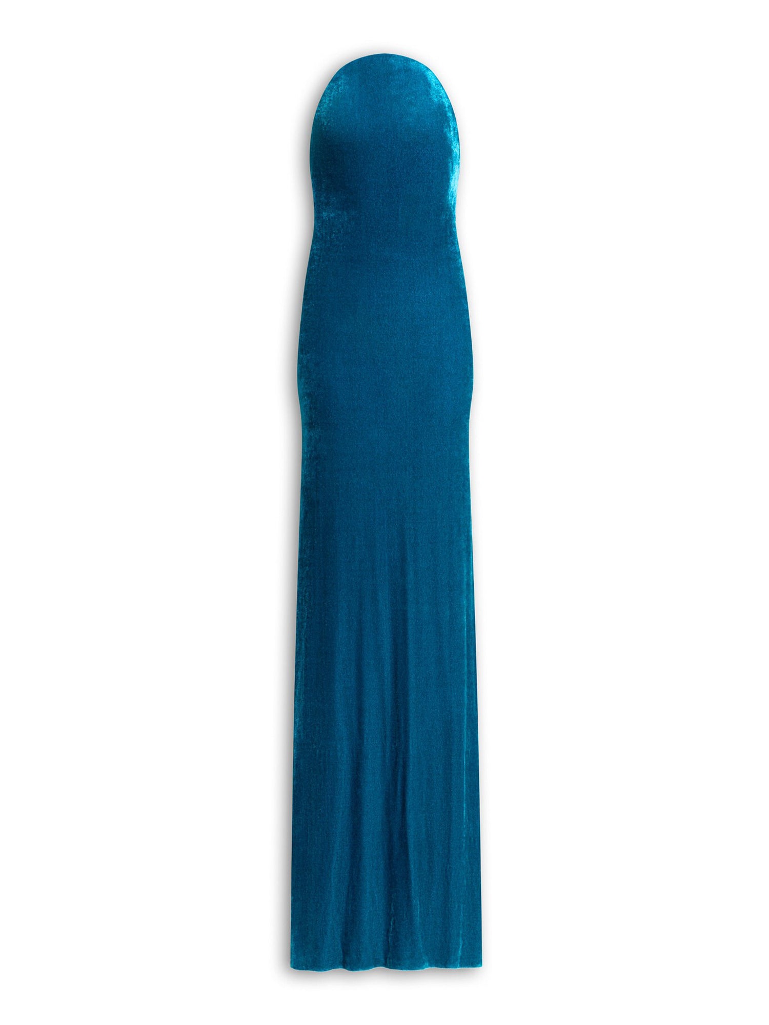 Sculpture Velvet Maxi Dress