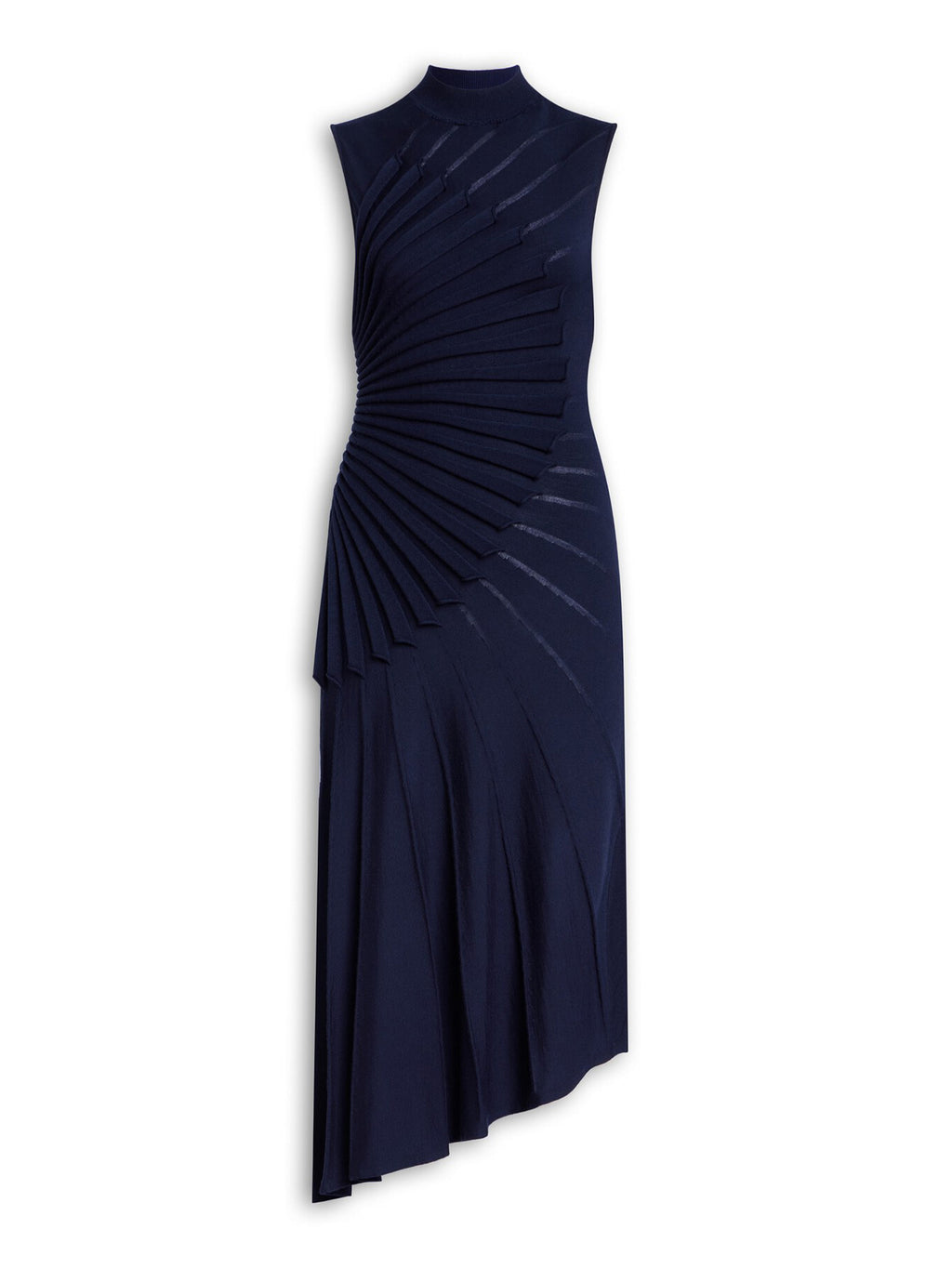 Sculpting Wool Midi Dress