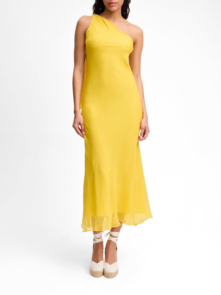 sachin and babi light blue dress Tiered Chiffon Double Strap High Low Dress Petite / 6 / Light-Blue main image 0