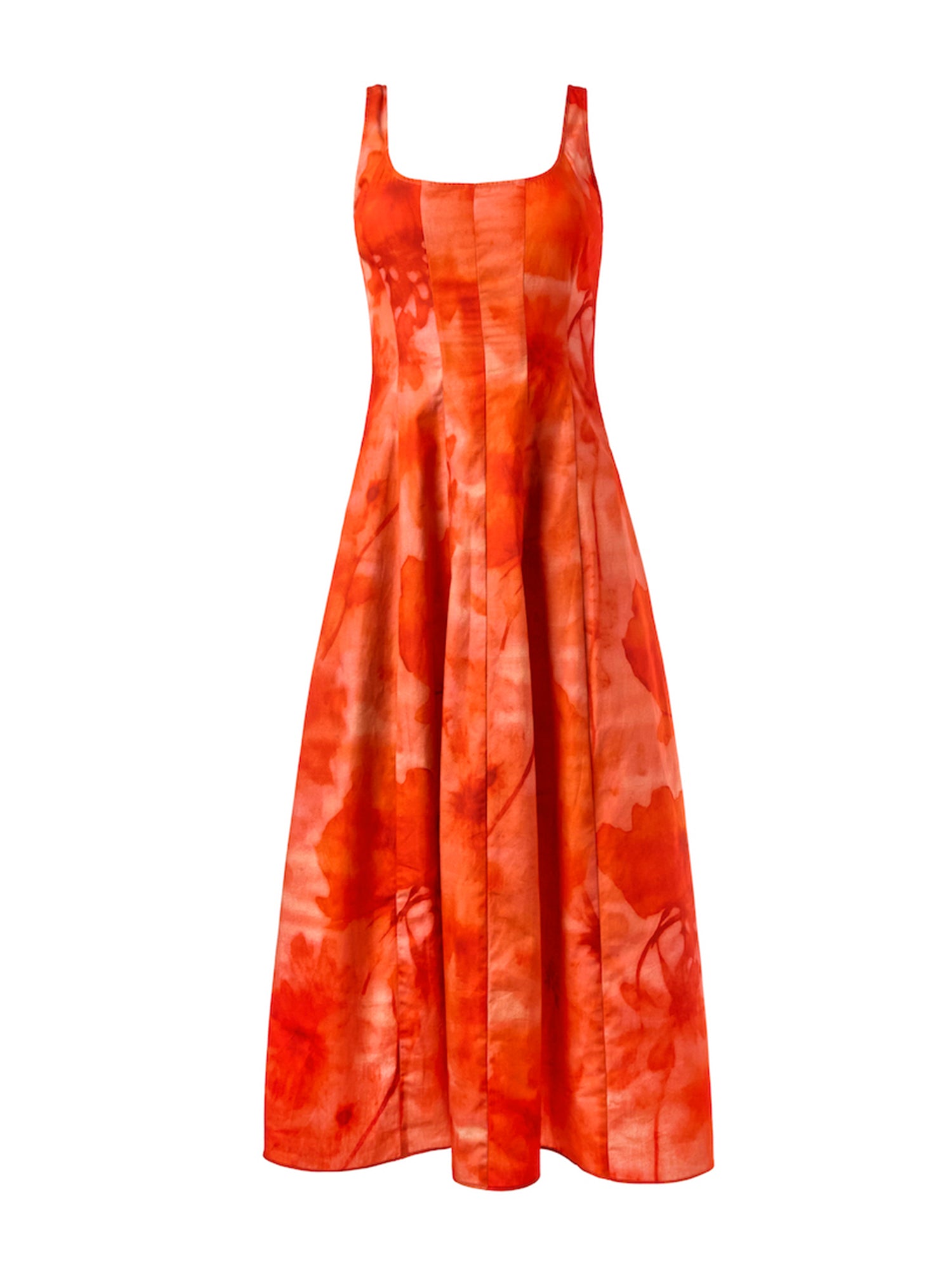 Seamed Cotton Corset Dress