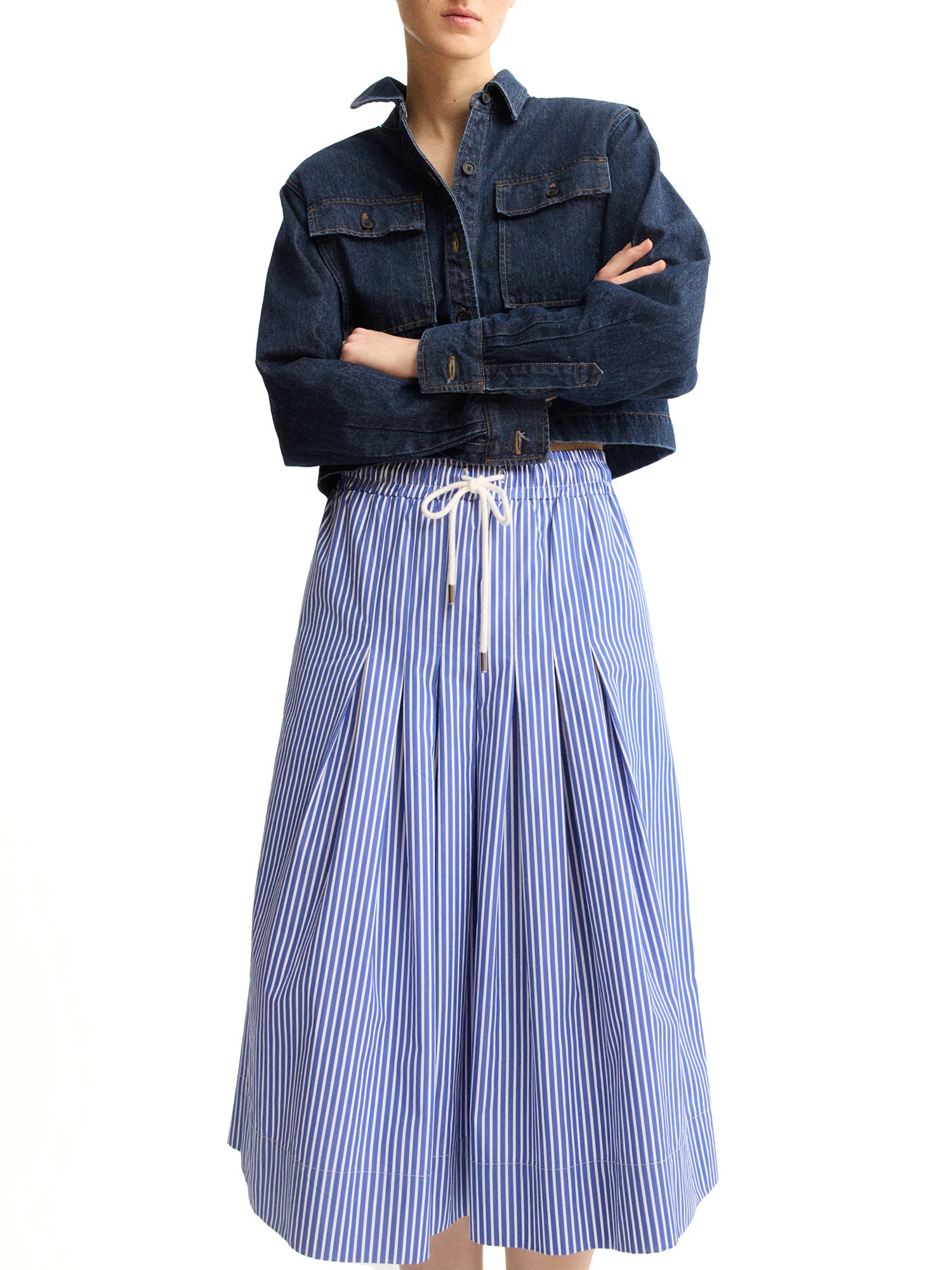Henry Denim Short Shirt Jacket