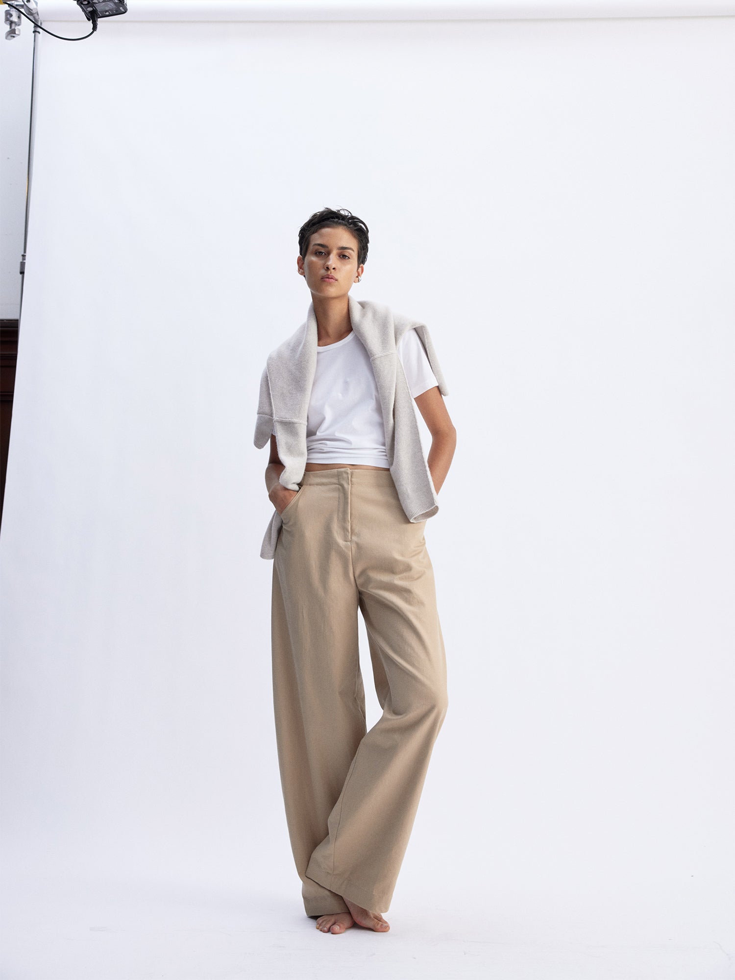 Leroy Flat Front Barrel Pants
