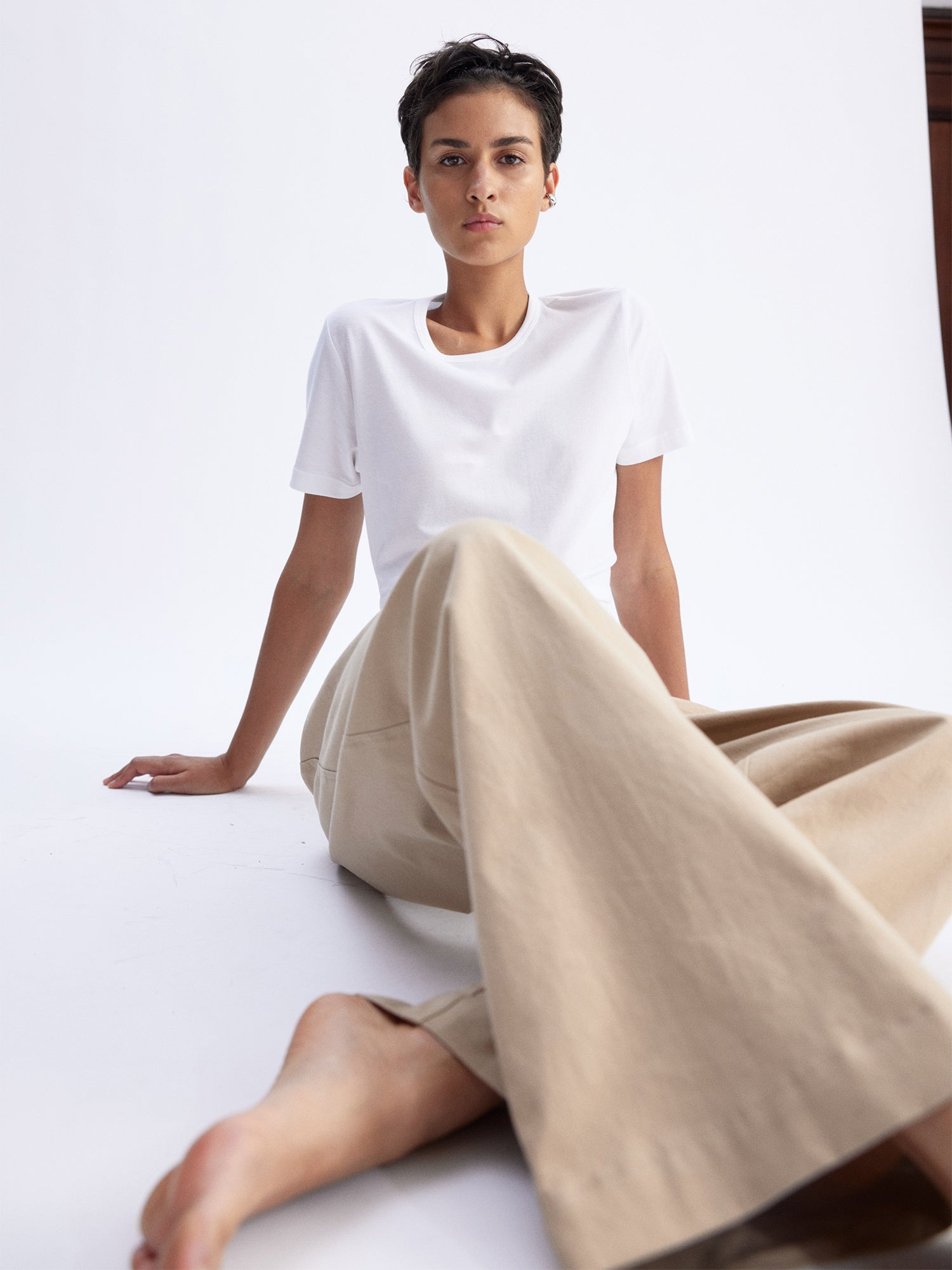 Leroy Flat Front Barrel Pants