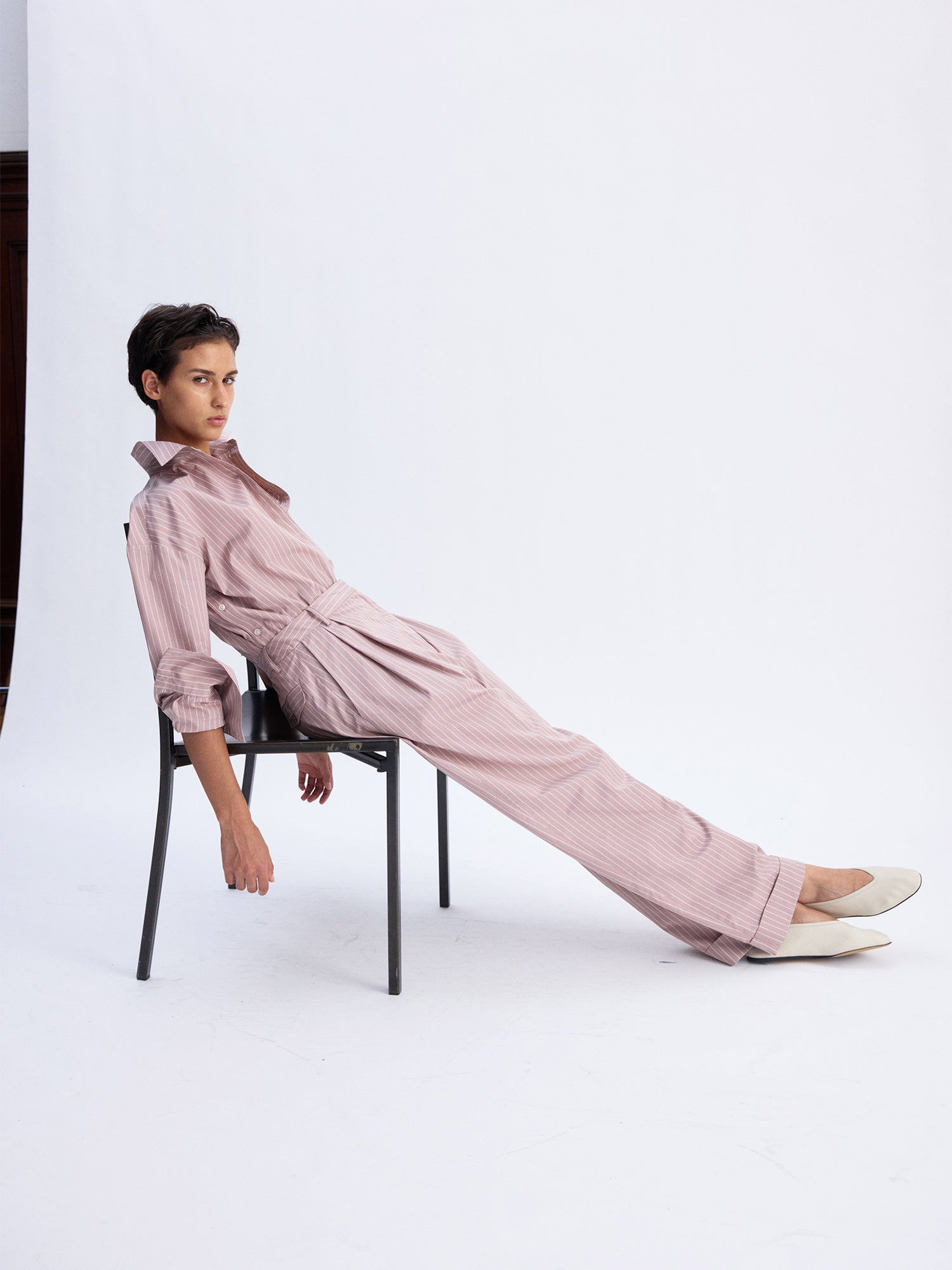 Watts Striped Side Button Shirt