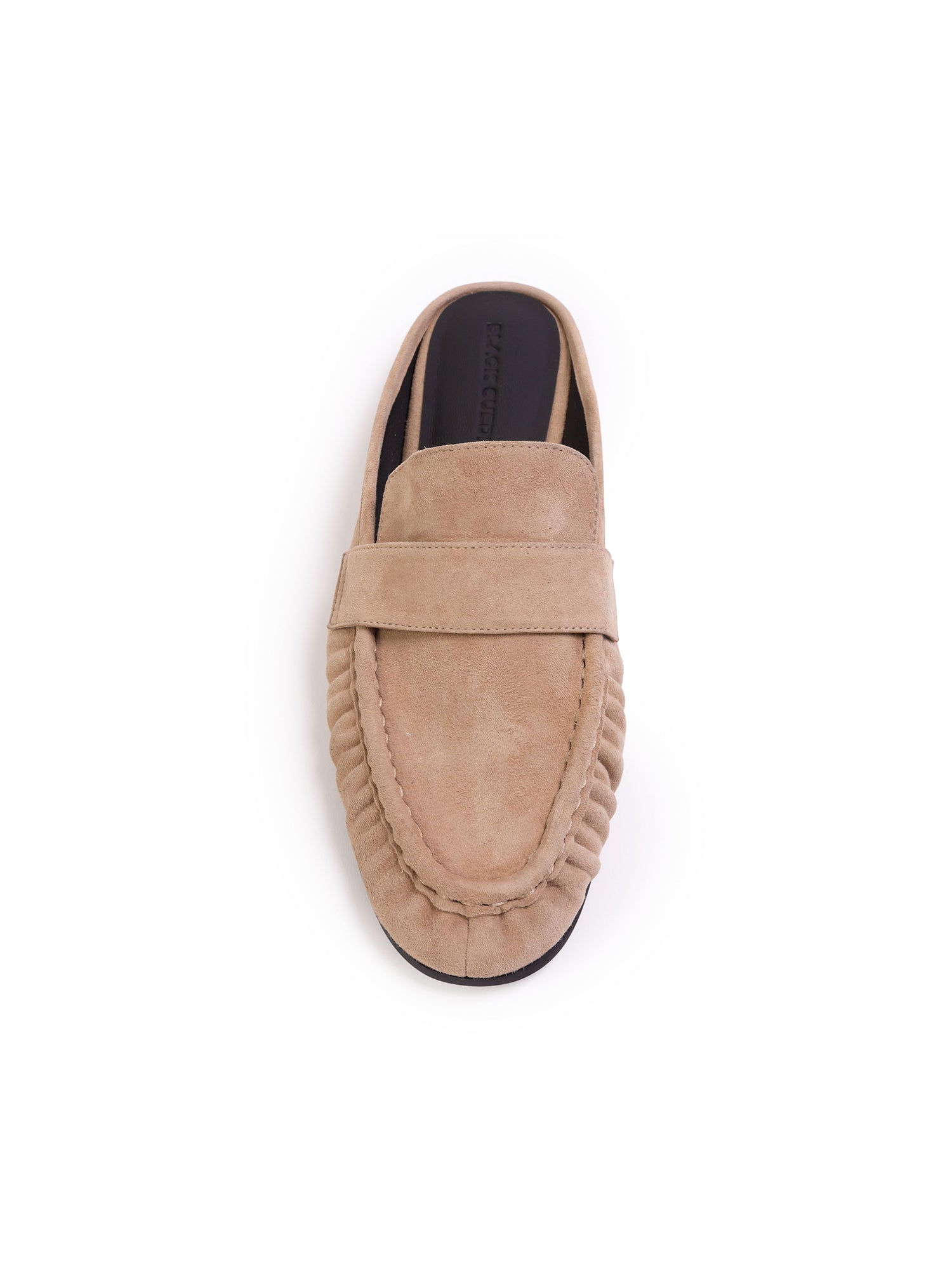 Suede Gabby Loafer Mules