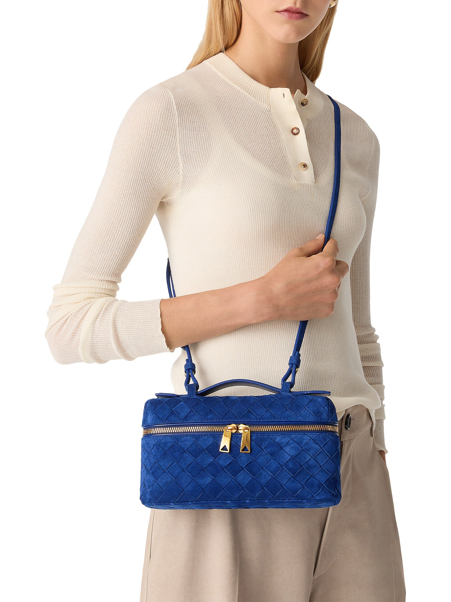 Suede Bang Bang Vanity Case