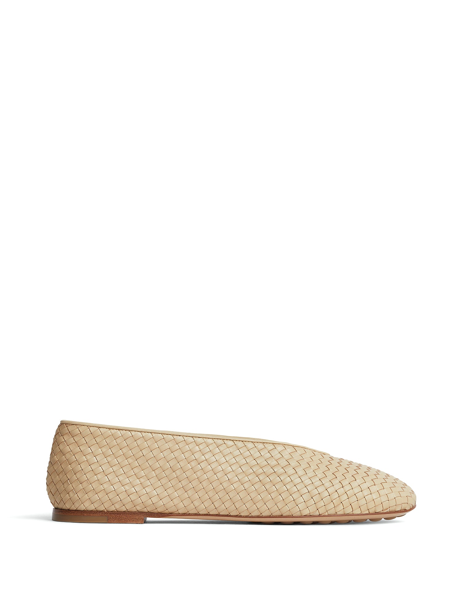 Rosa Intrecciato Ballet Flats