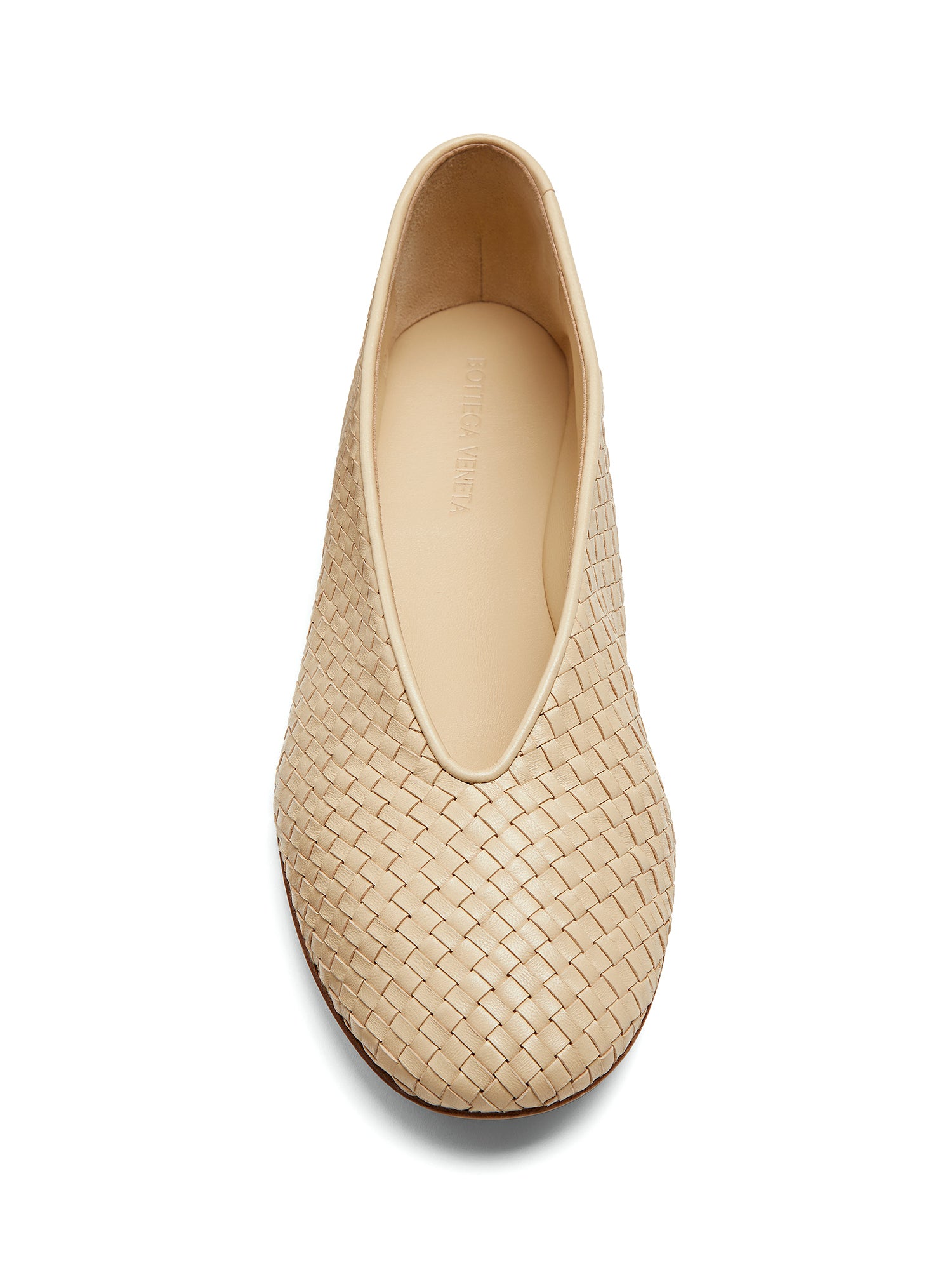 Rosa Intrecciato Ballet Flats