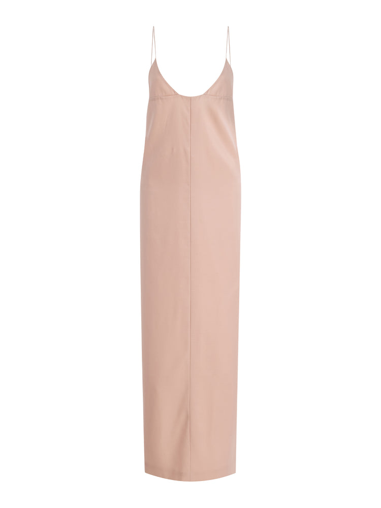 Brandon Maxwell Bridges Maxi Dress - Pink