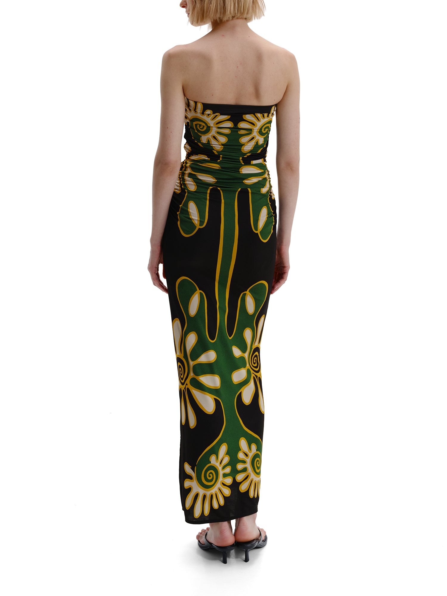 Daphne Strapless Midi Dress