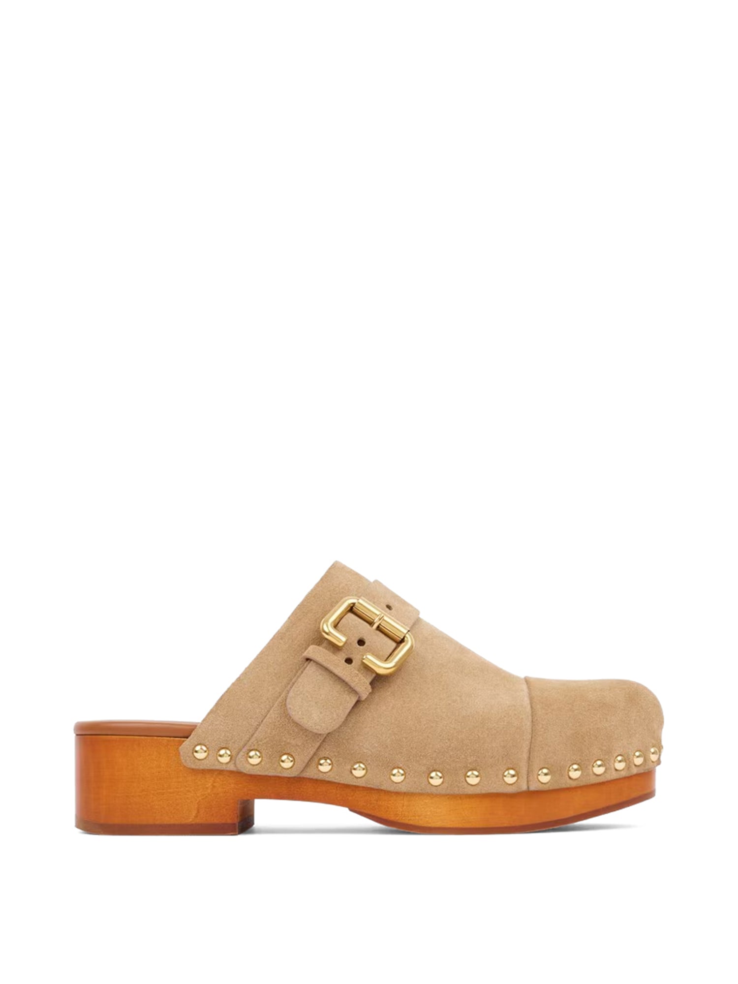 Suede Jeannette Clogs