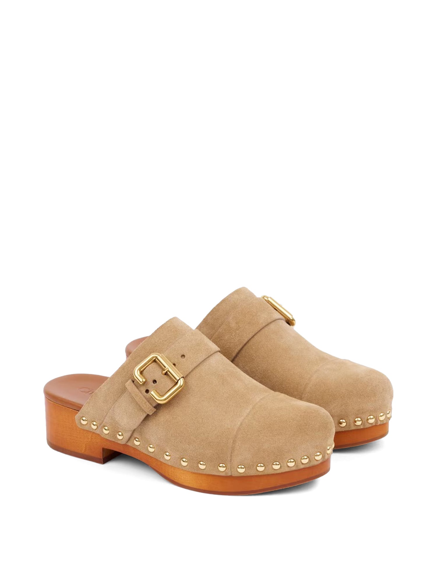 Suede Jeannette Clogs