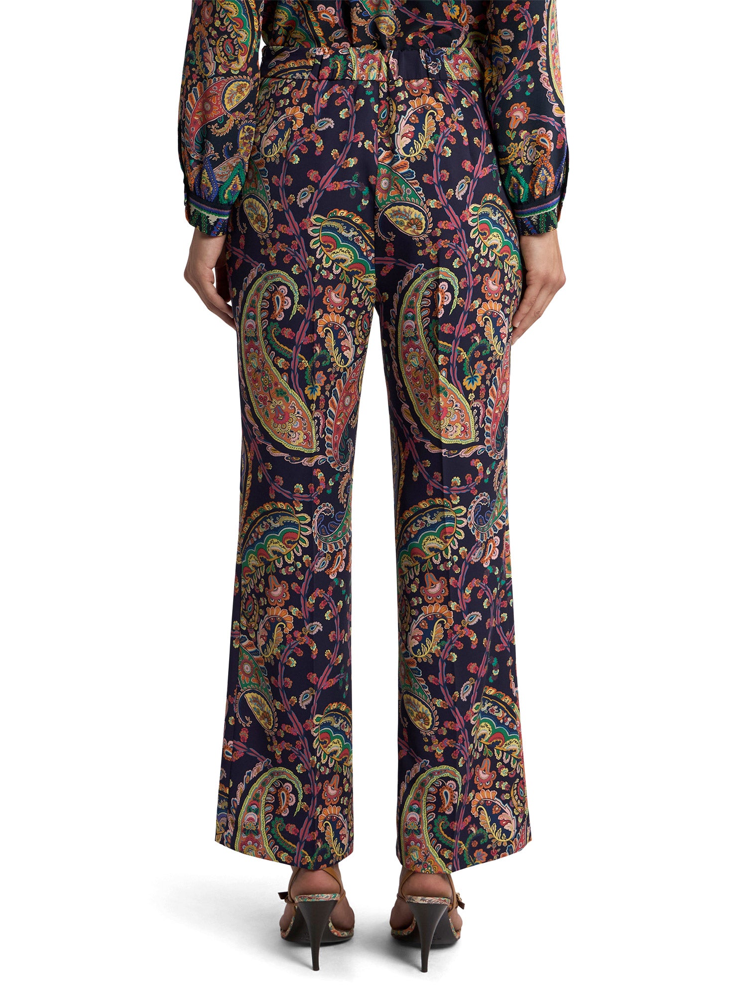 Paisley Bootcut Trousers