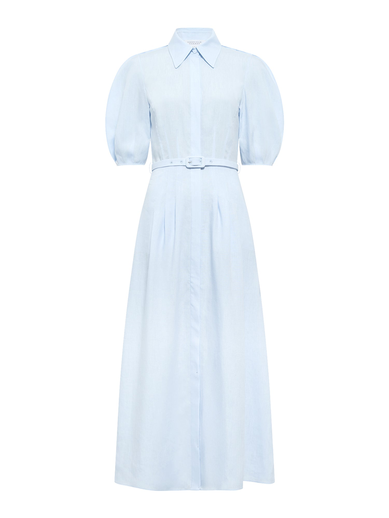 Maude Pleated Midi Shirtdress