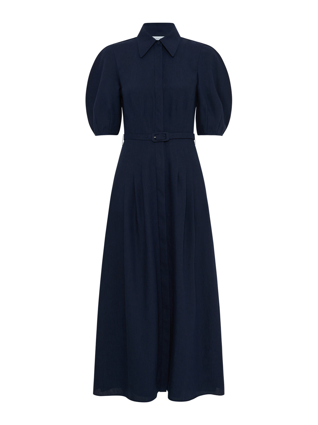 Gabriela Hearst Maude Belted Shirt Dress, Blue, Women's, 38 It (2 Us), Casual & Work Dresses Shirtdresses Button-Down Shirt Dresses