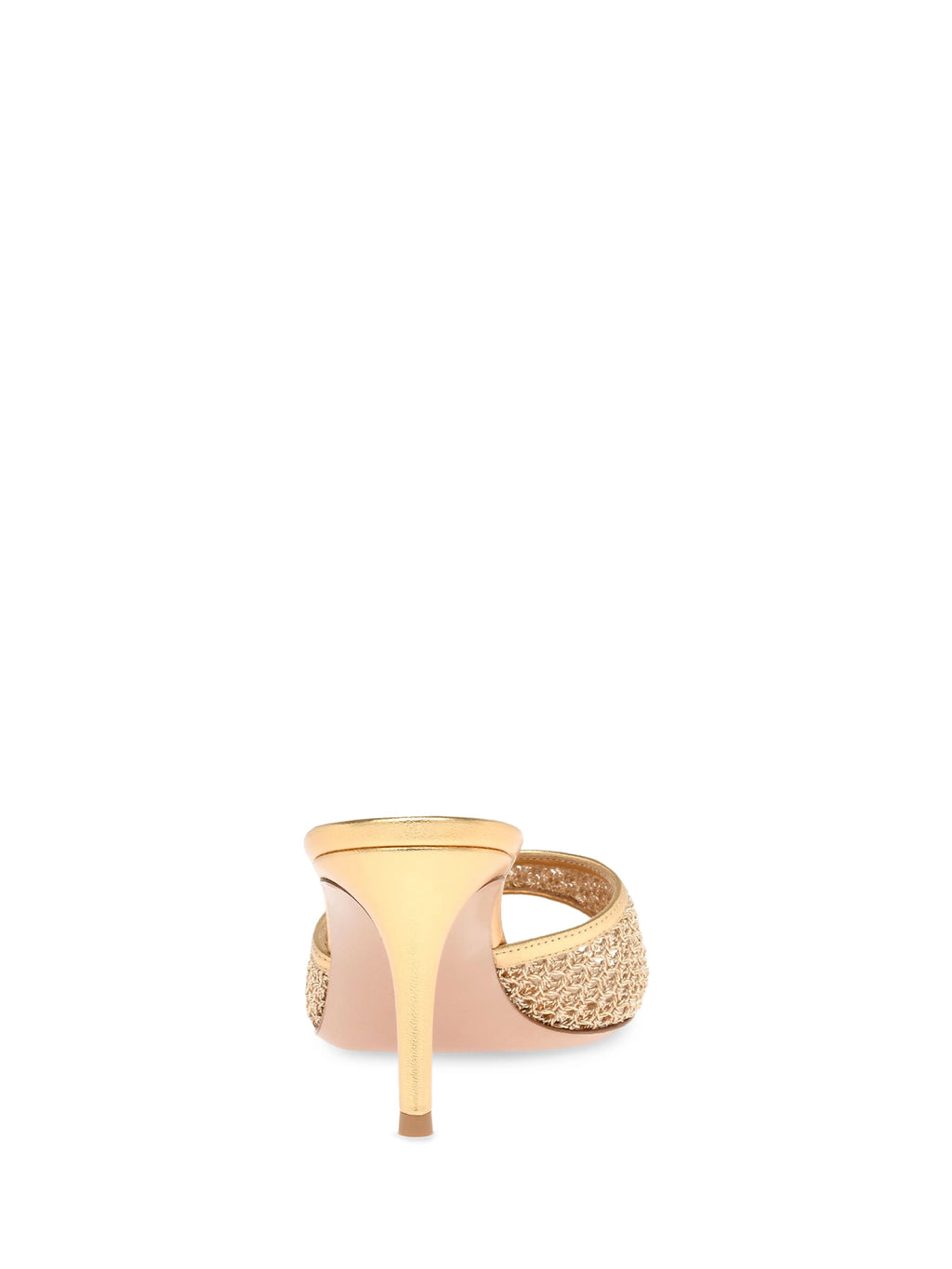 Gianvito Rossi | Nikki Woven Metallic Mules – Kirna Zabête