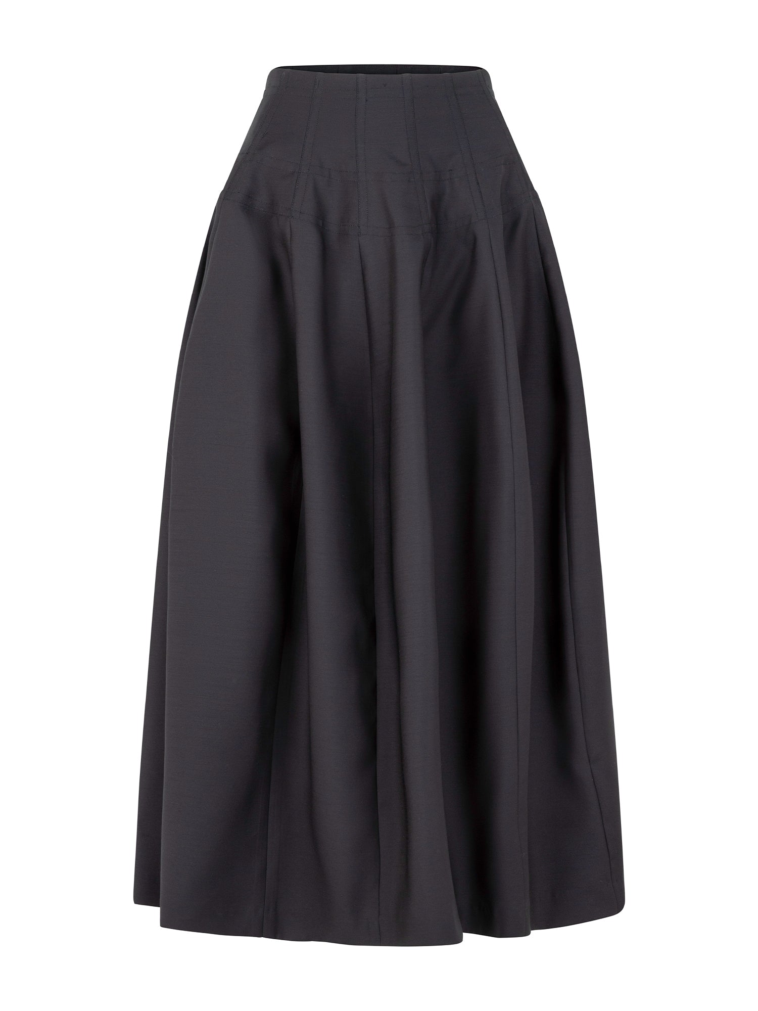 Estefania Silk Wool Skirt