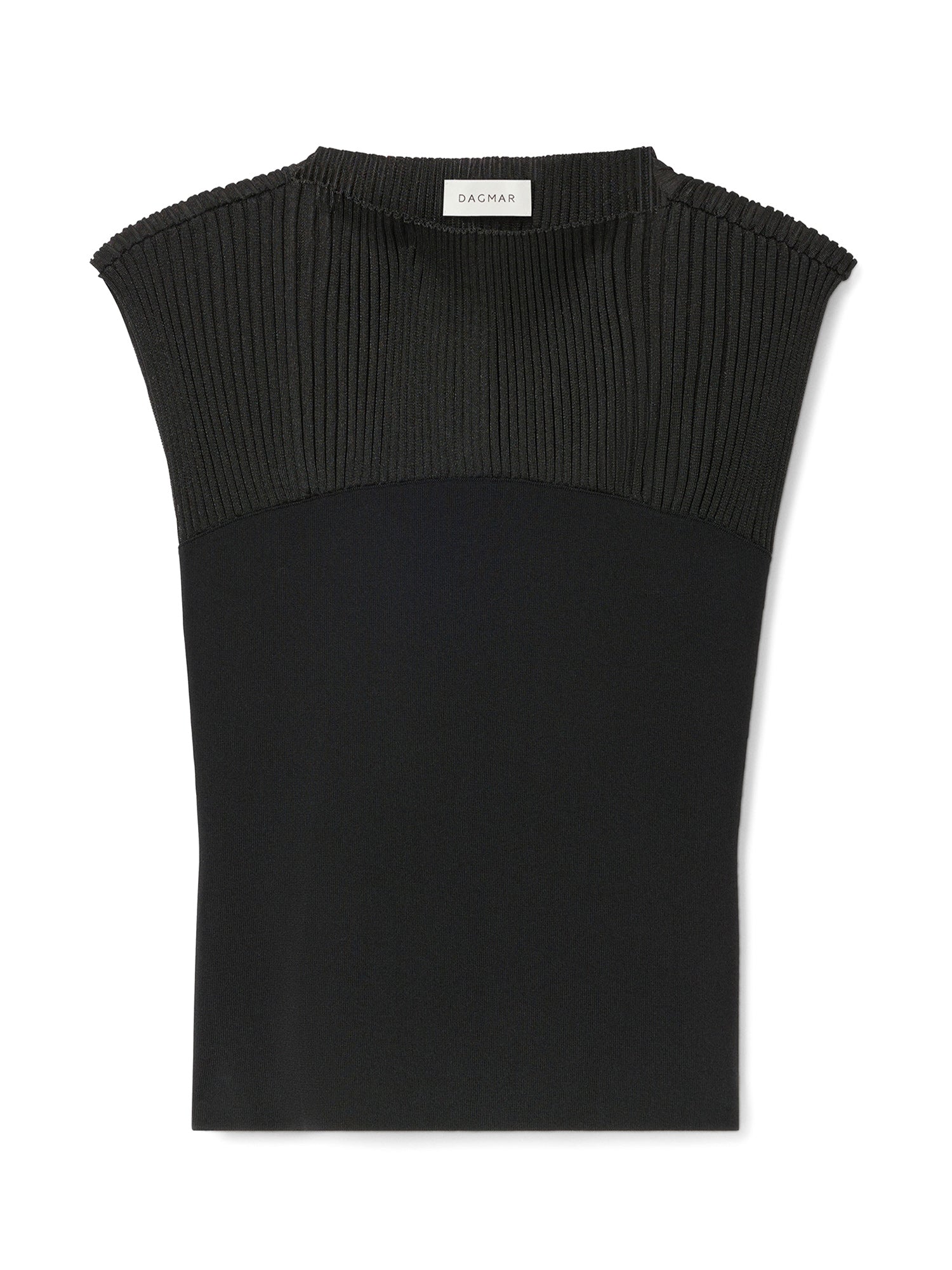 Contrast Knit Top
