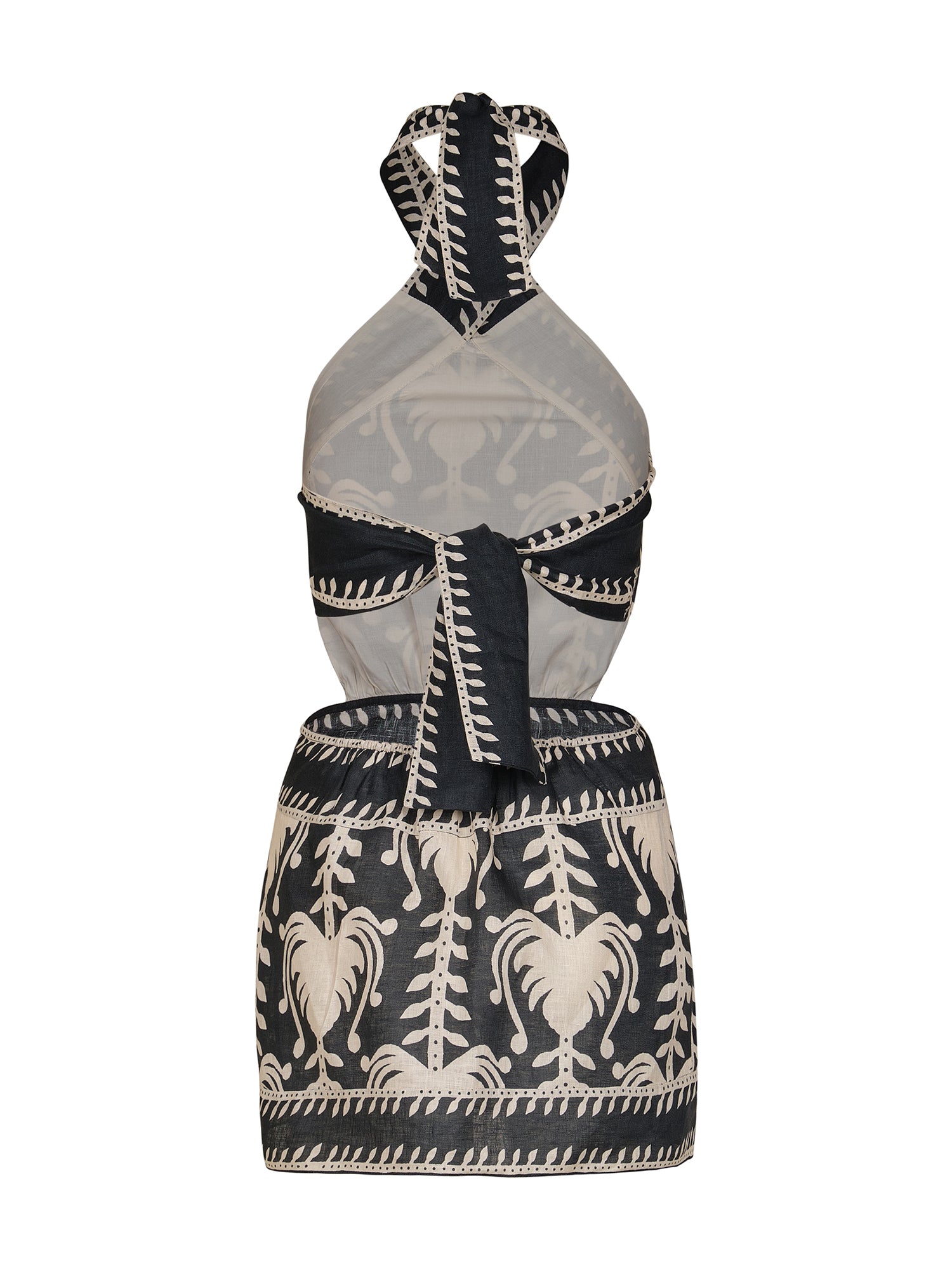 Tide Strength Halter Mini Dress