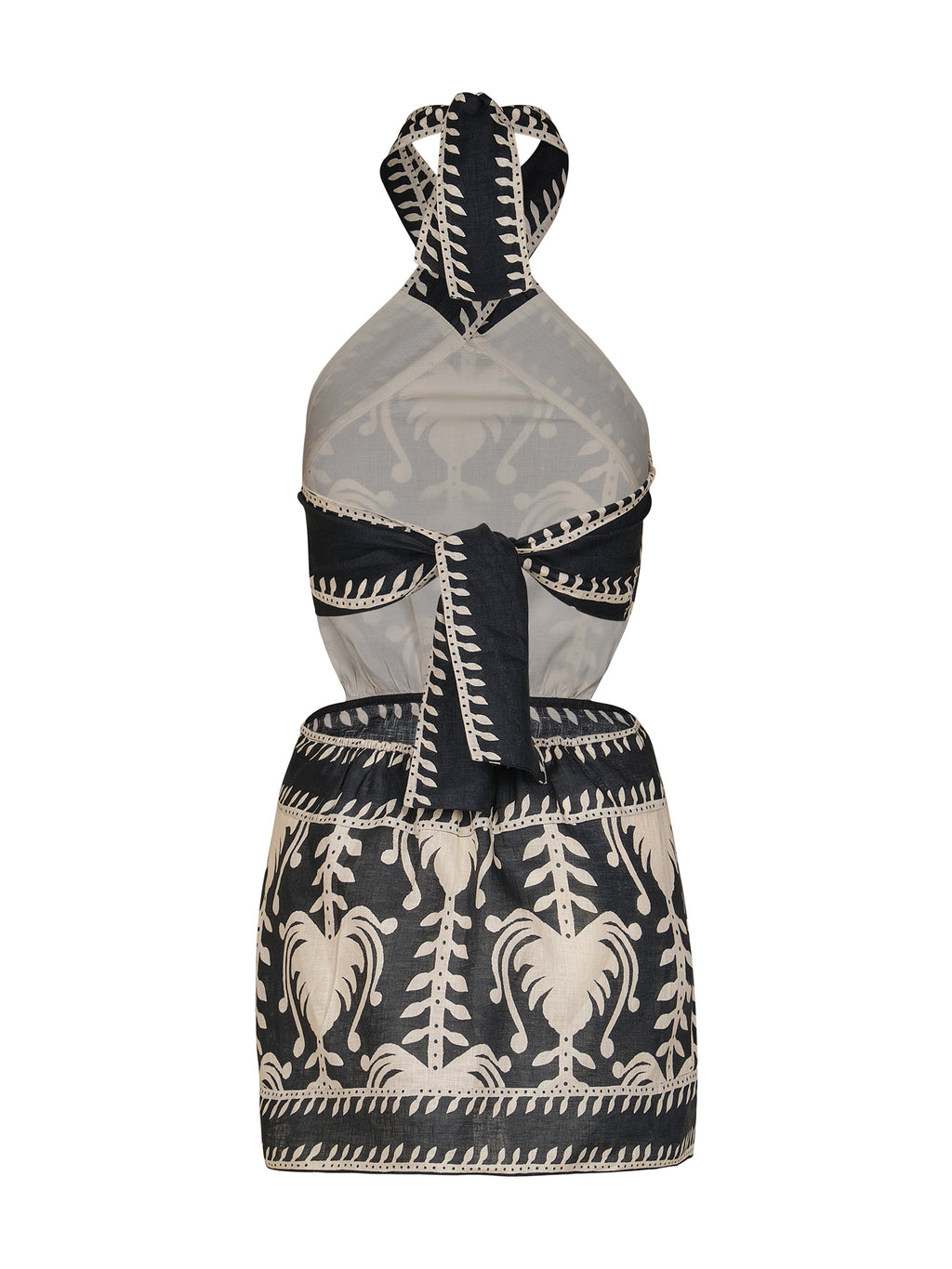 JOHANNA ORTIZ TIDE STRENGTH MINI DRESS | THE New TREND BLACK/ECRU / US 8 JOHANNA ORTIZ TIDE STRENGTH MINI DRESS | THE New TREND BLACK/ECRU / US 8