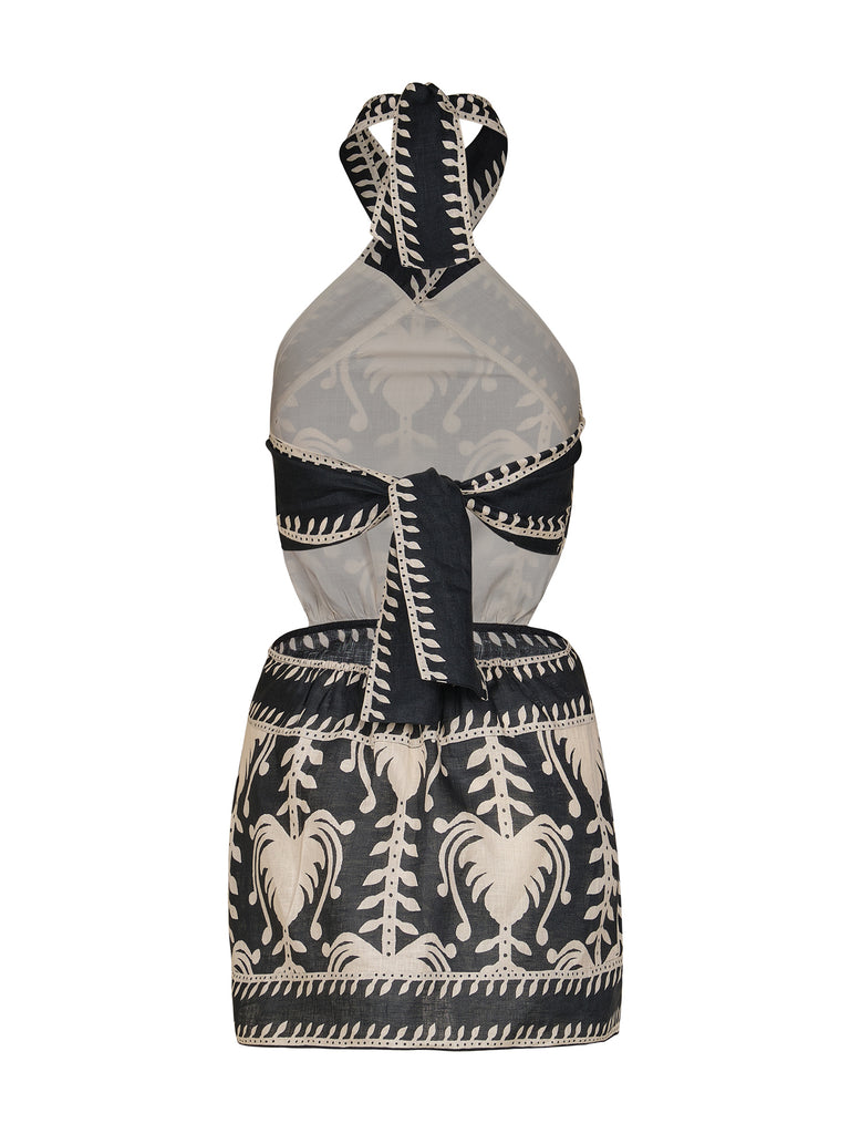 charlyia white premium halterneck sequin tassel bodycon dress Tide Strength Halter Mini Team it with strappy