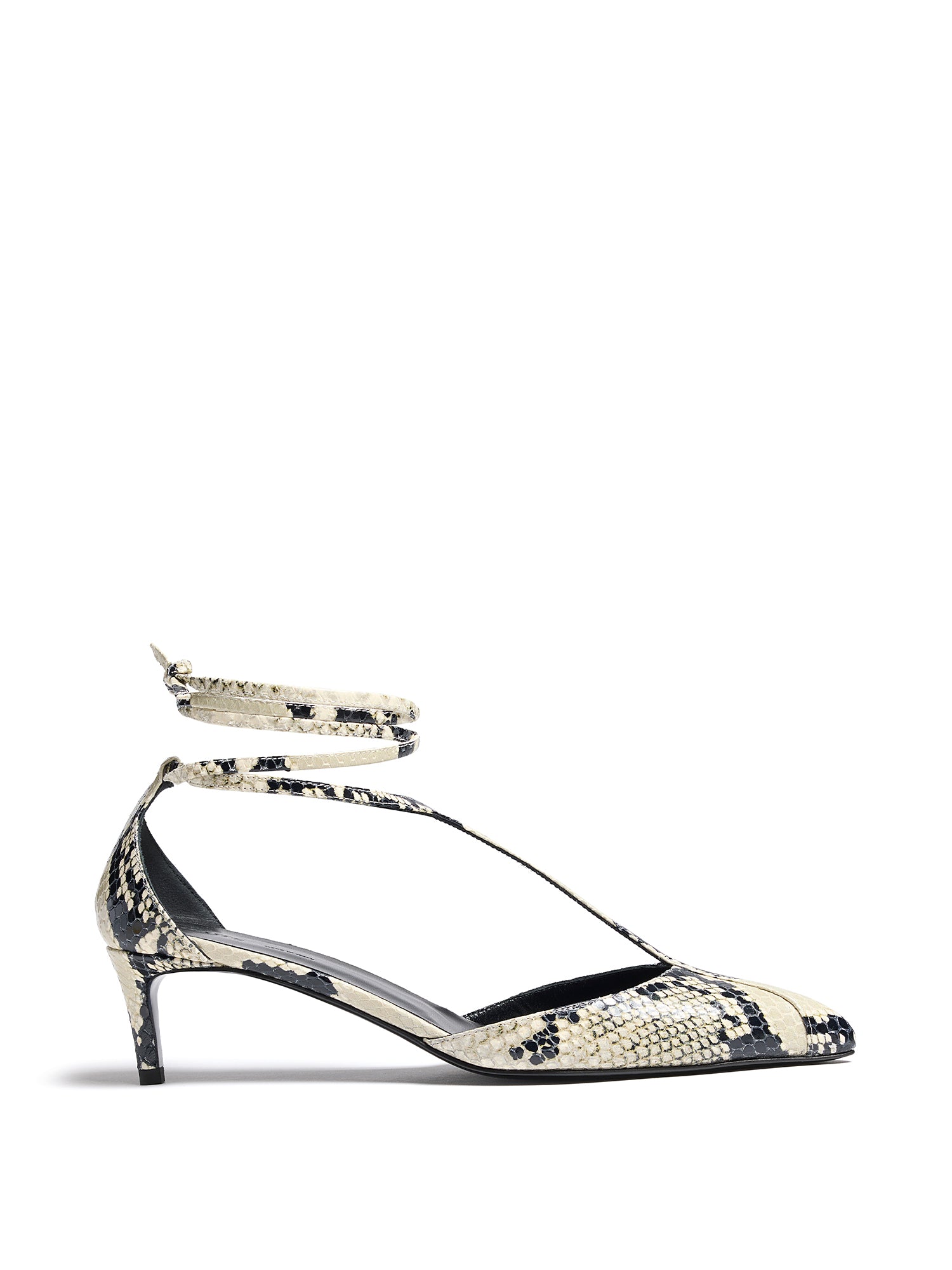 Mia Python-Embossed Pumps