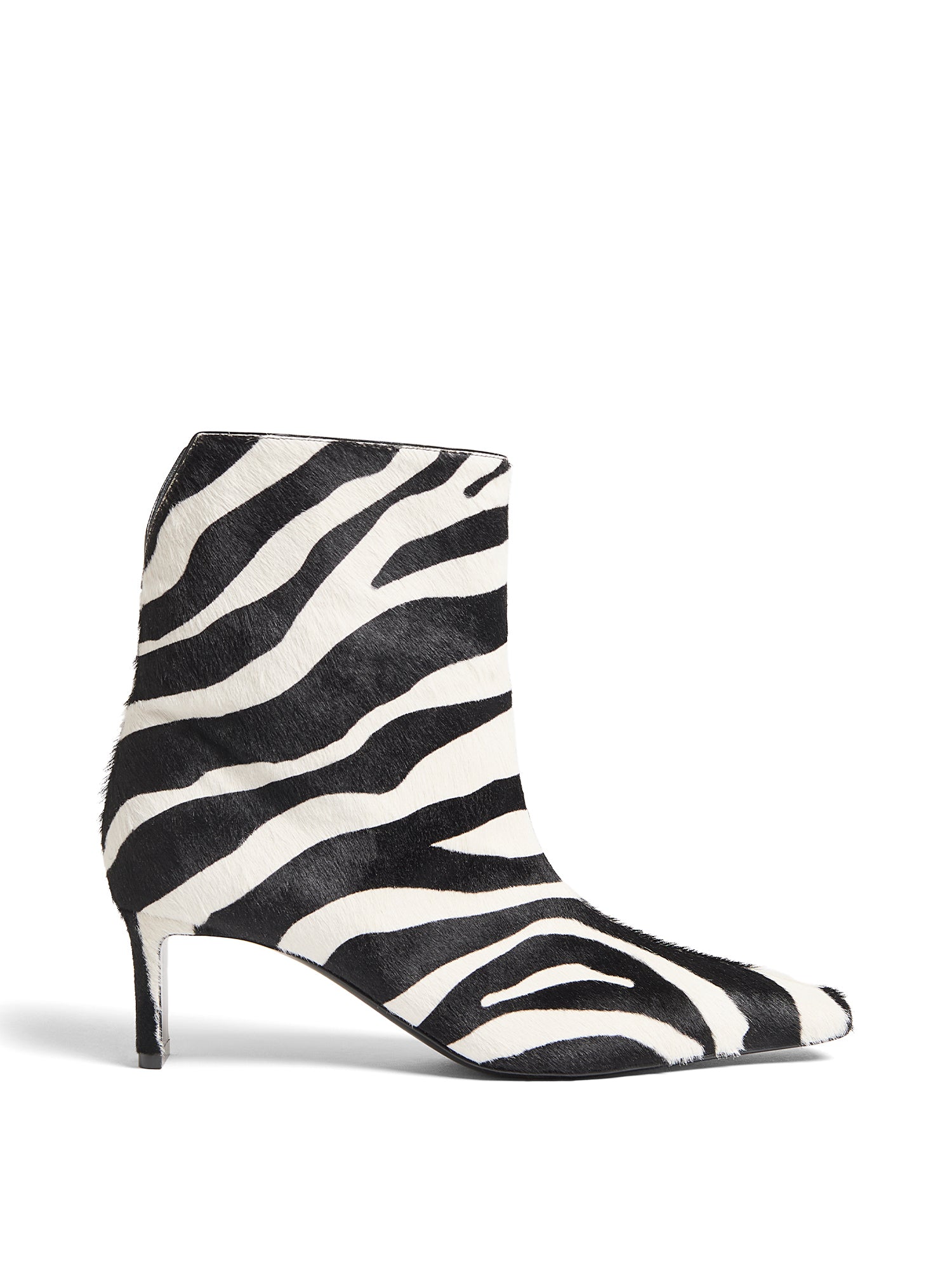 Zebra Haircalf Ona Ankle Boots