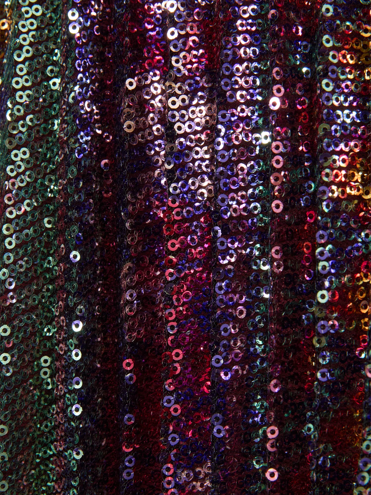 Paillette Accordion Skirt