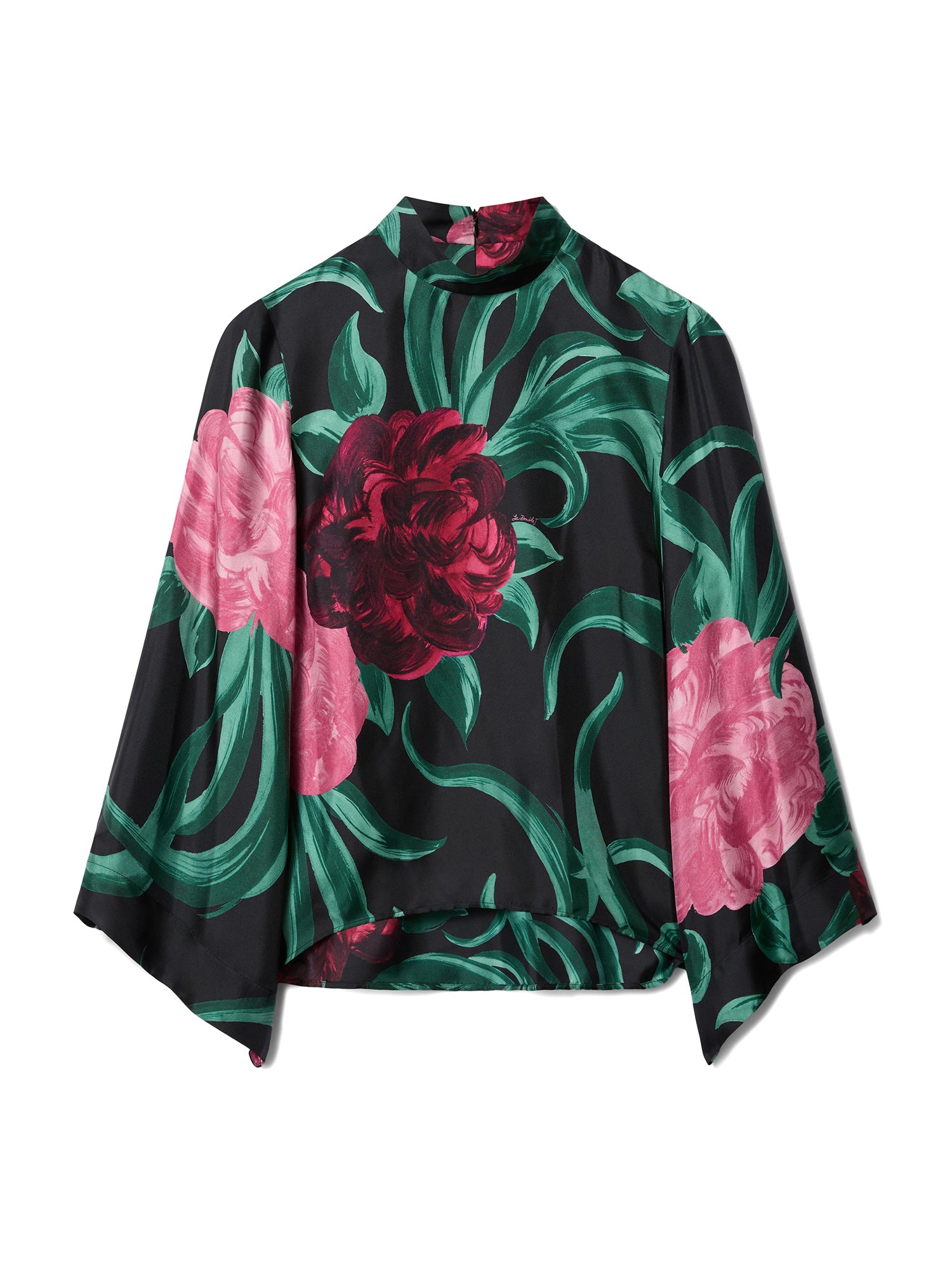 Silk Twill Make An Exit Top