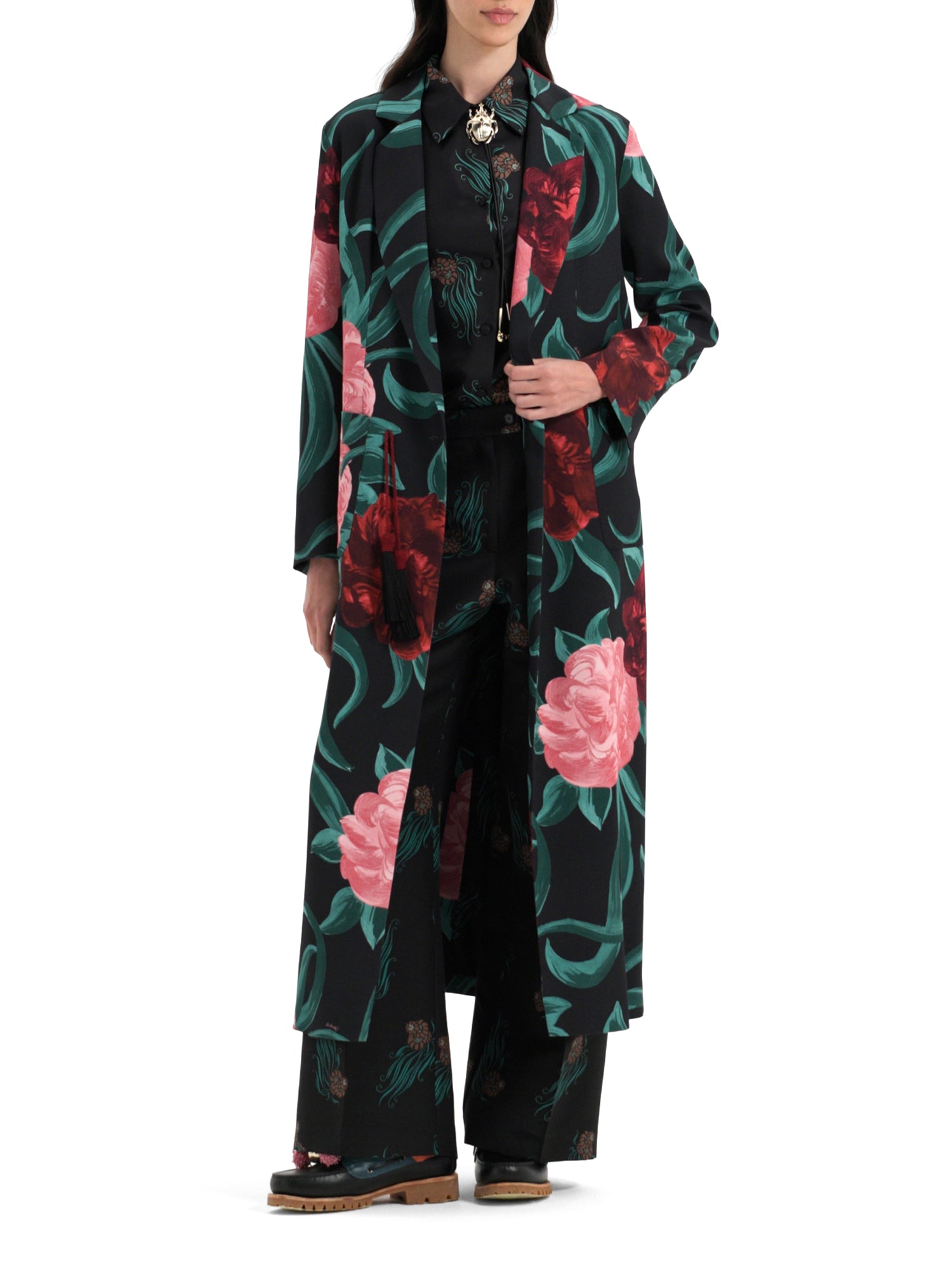 Sablé Satin Duster Coat