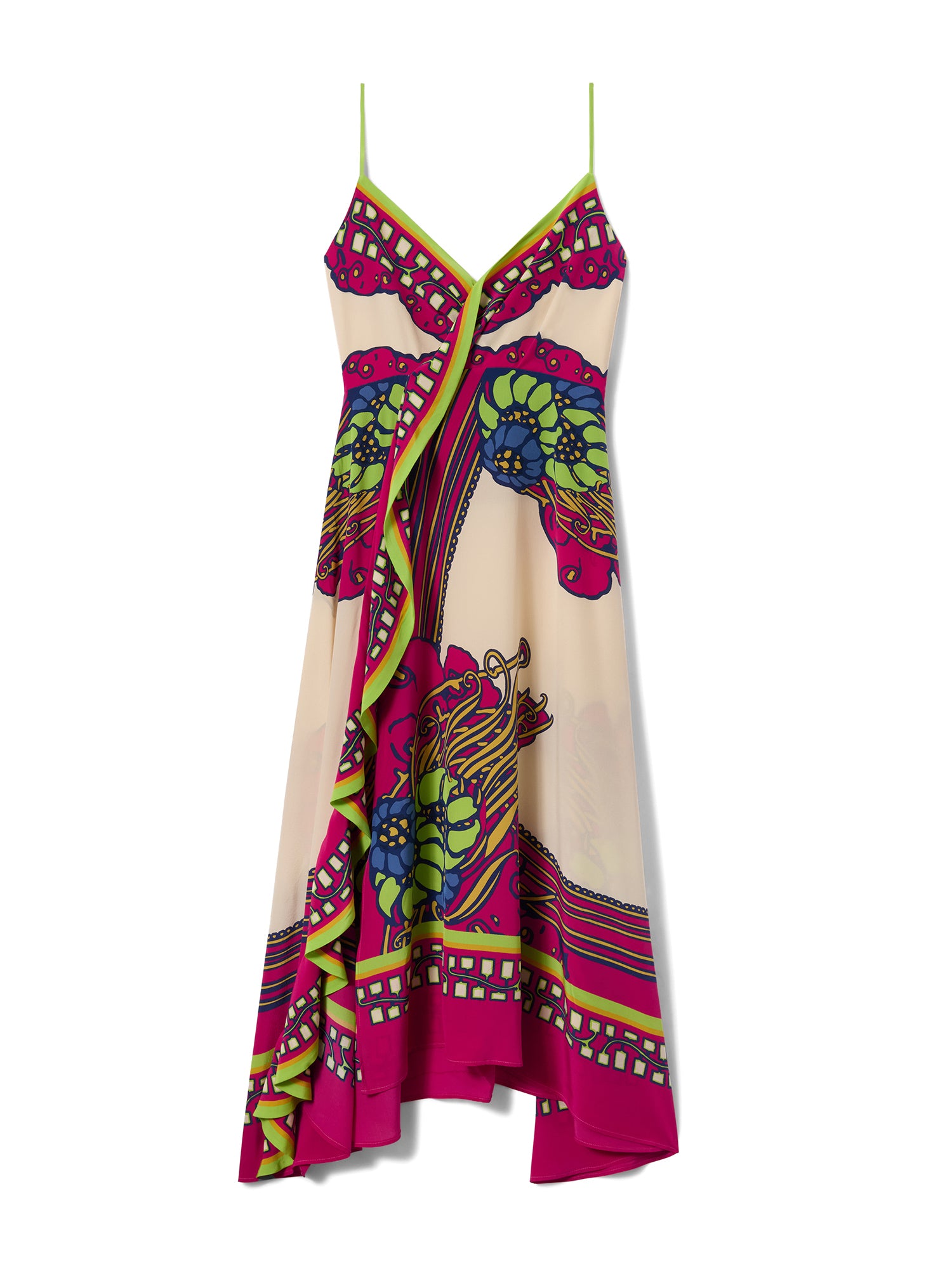 ダイアナ セルディア ディエッター パーネ ラズベリー La Double J | Crêpe De Chine Turn Around Dress – Kirna Zabête